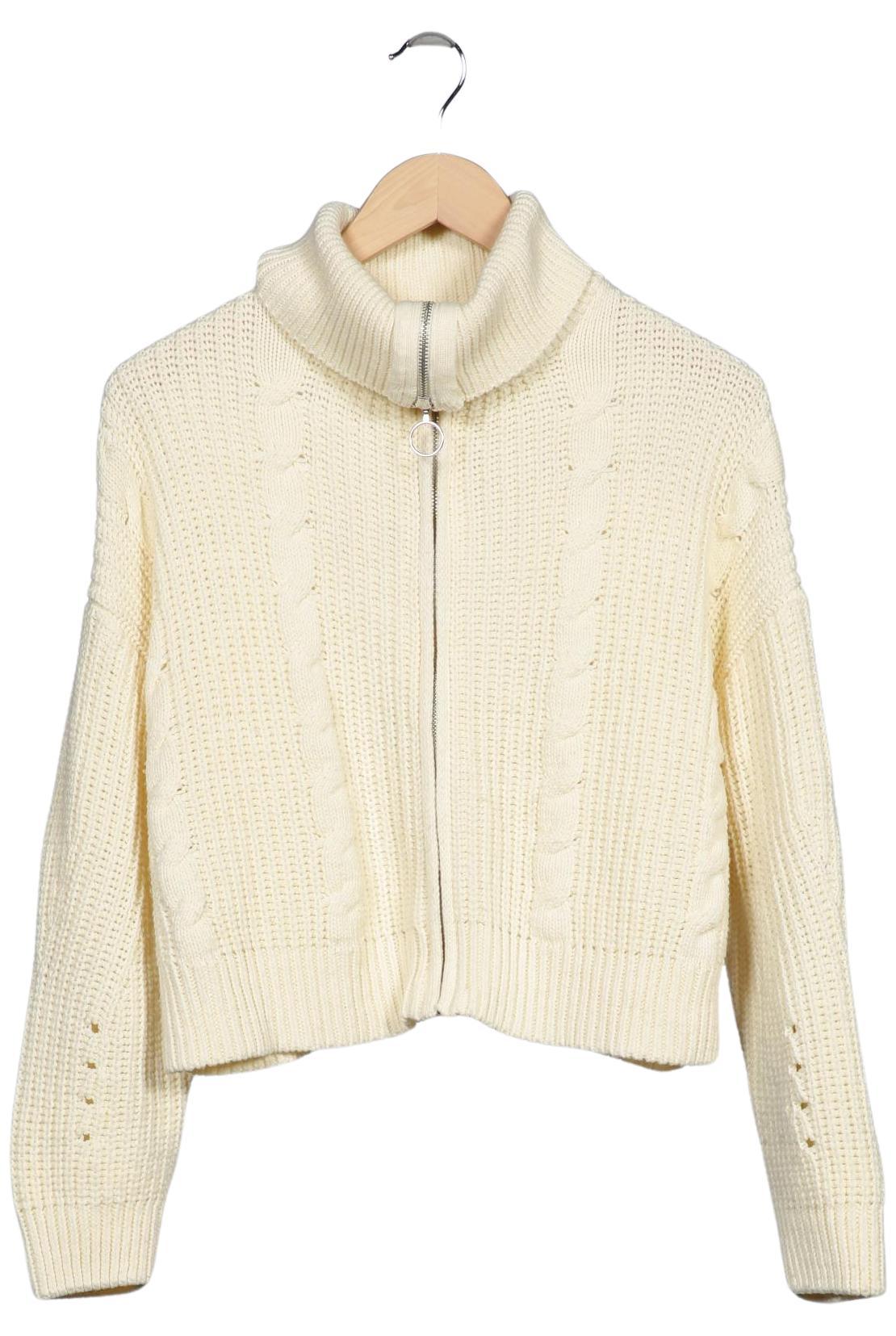 

Stradivarius Damen Strickjacke, cremeweiß, Gr. 36