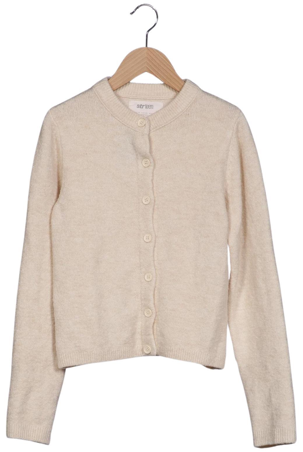 

Stradivarius Damen Strickjacke, beige, Gr. 34