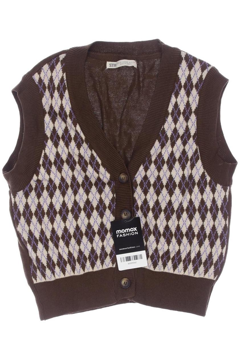 

Stradivarius Damen Strickjacke, braun, Gr. 38