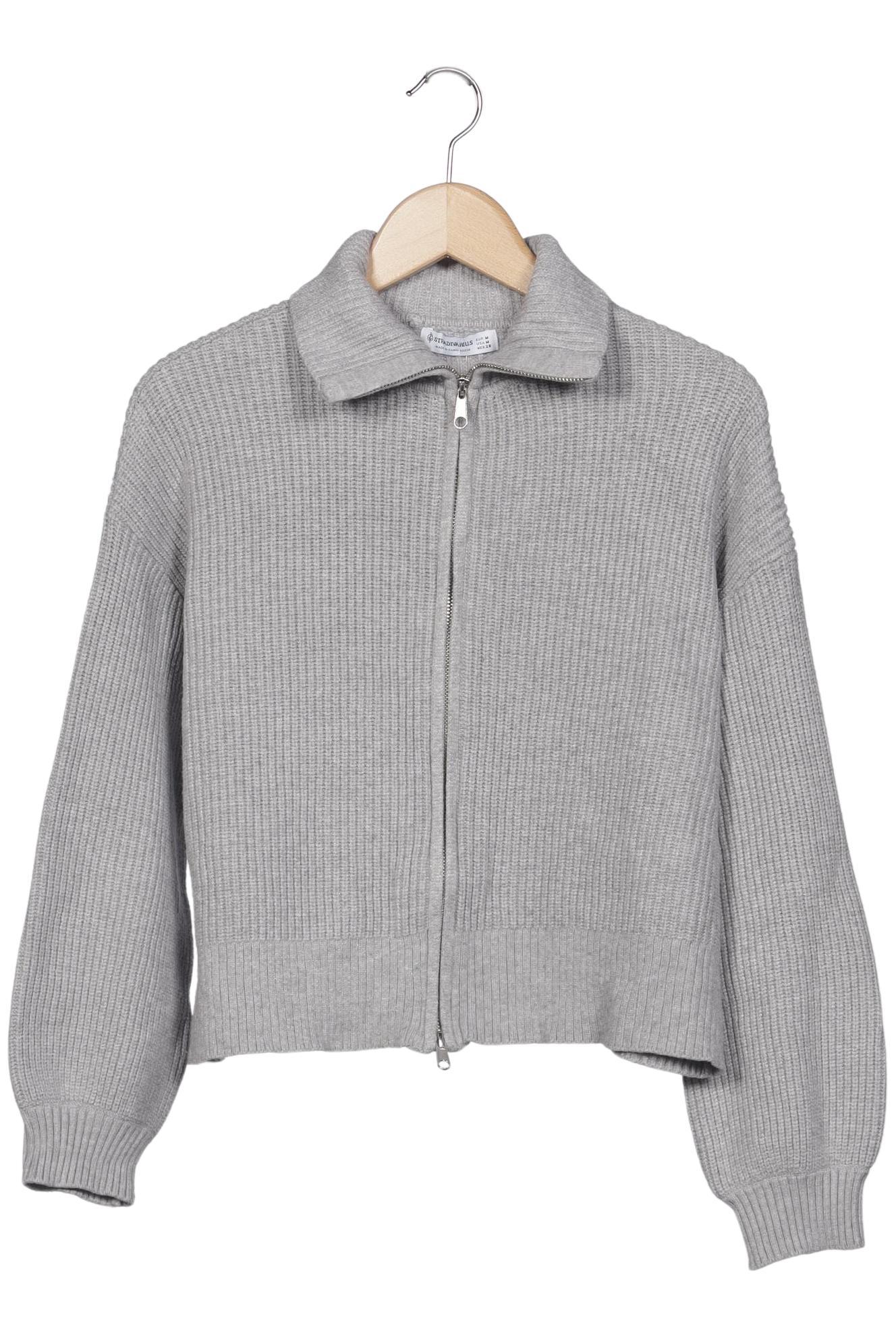 

Stradivarius Damen Strickjacke, grau, Gr. 38