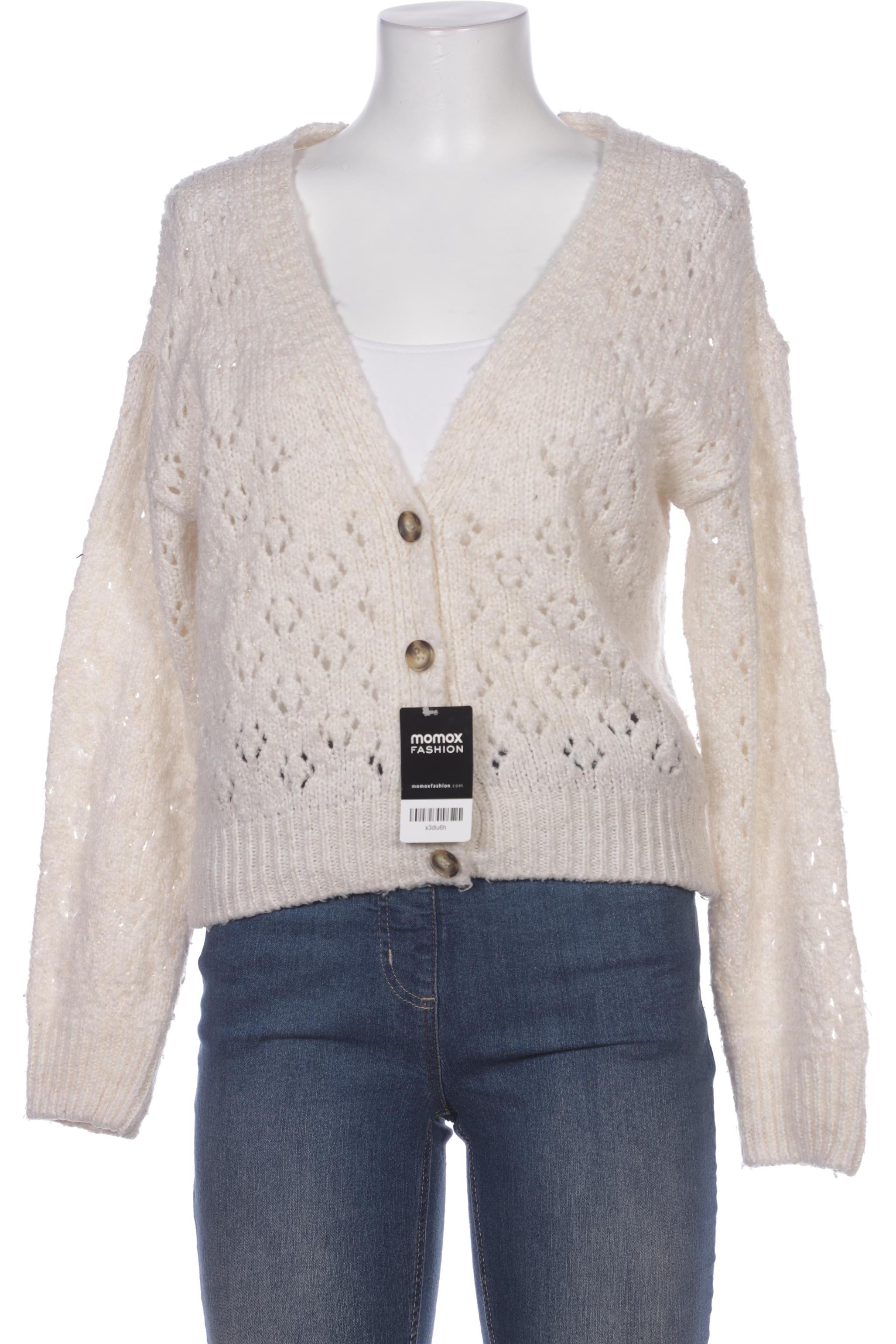 

Stradivarius Damen Strickjacke, cremeweiß, Gr. 38