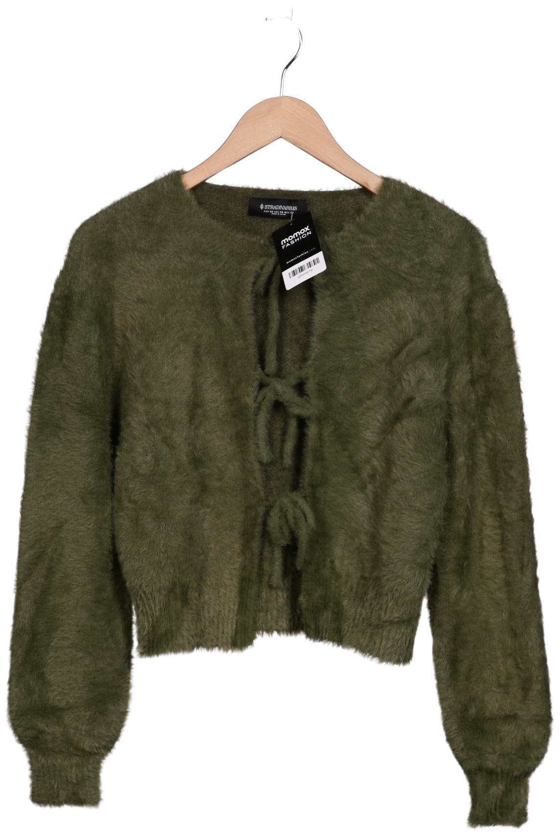 

Stradivarius Damen Strickjacke, grün, Gr. 34
