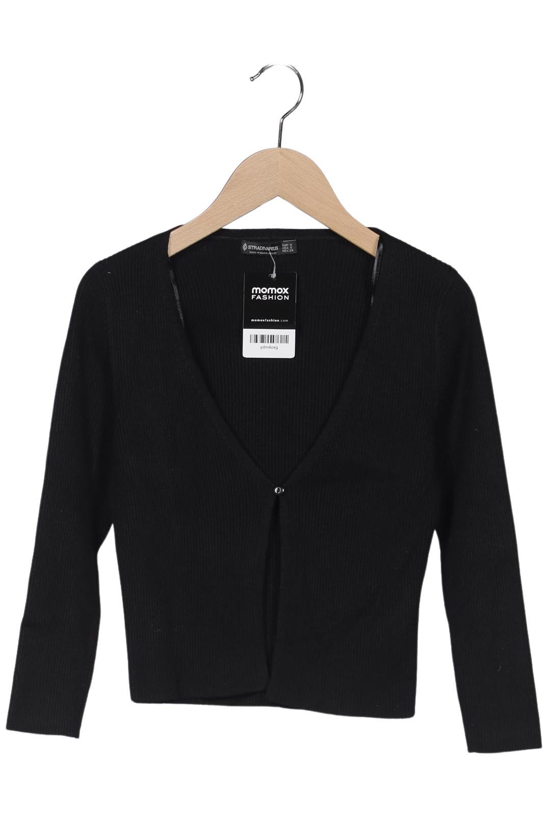 

Stradivarius Damen Strickjacke, schwarz, Gr. 36