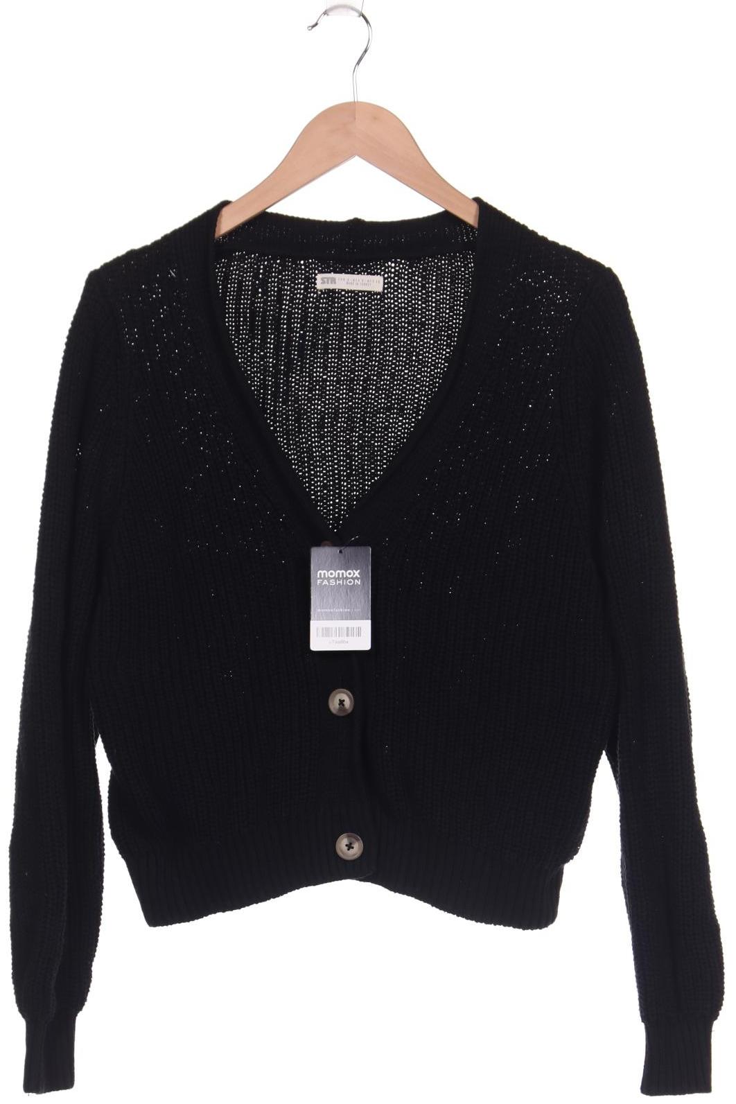 

Stradivarius Damen Strickjacke, schwarz