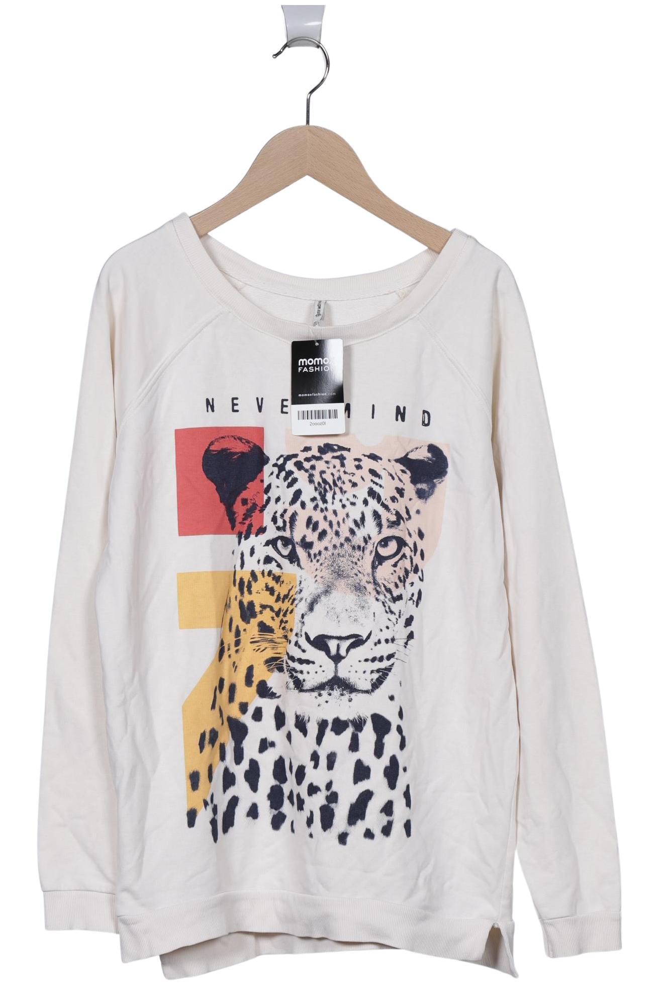 

Stradivarius Damen Sweatshirt, cremeweiß, Gr. 36