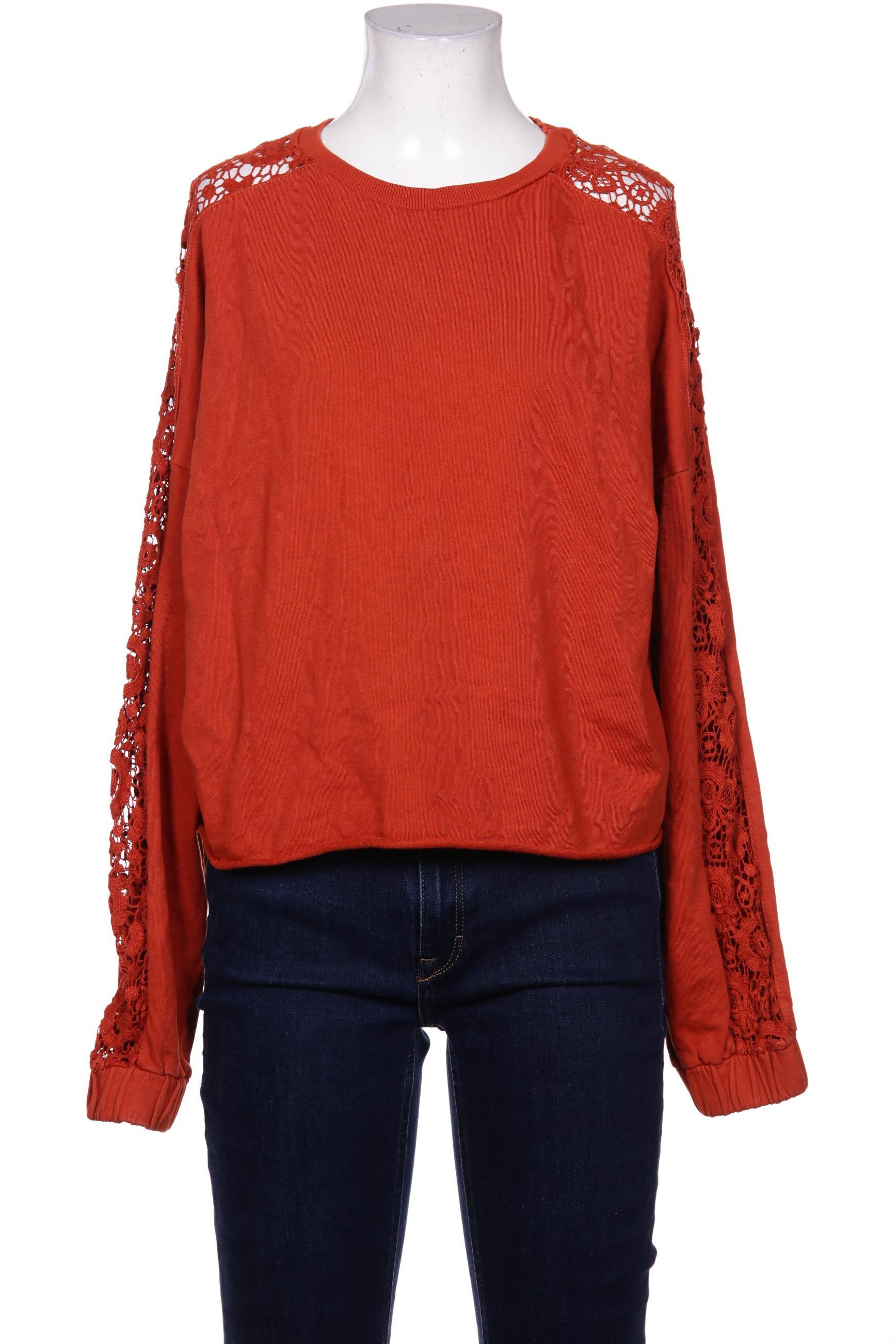 

Stradivarius Damen Sweatshirt, orange, Gr. 36