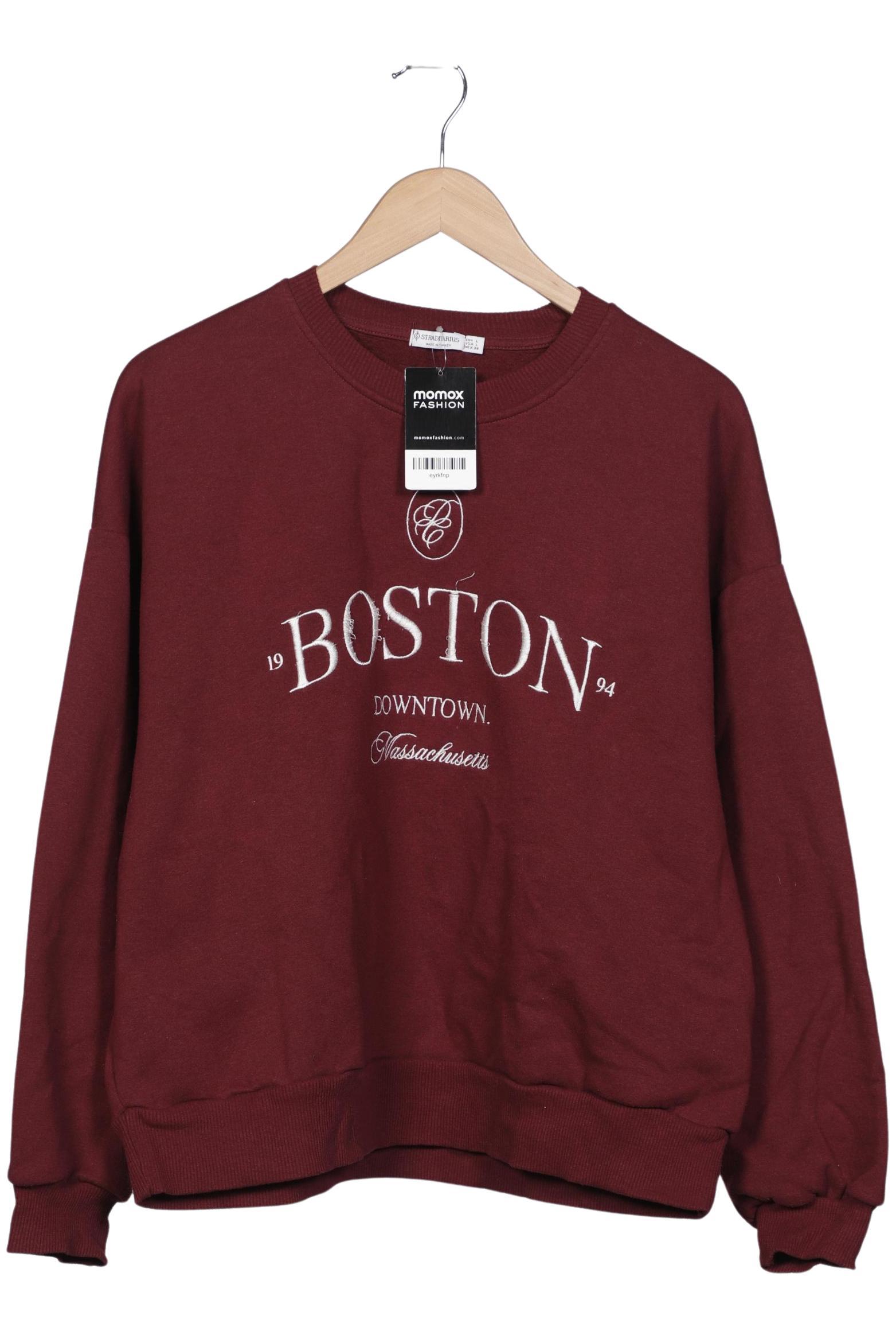 

Stradivarius Damen Sweatshirt, bordeaux, Gr. 42