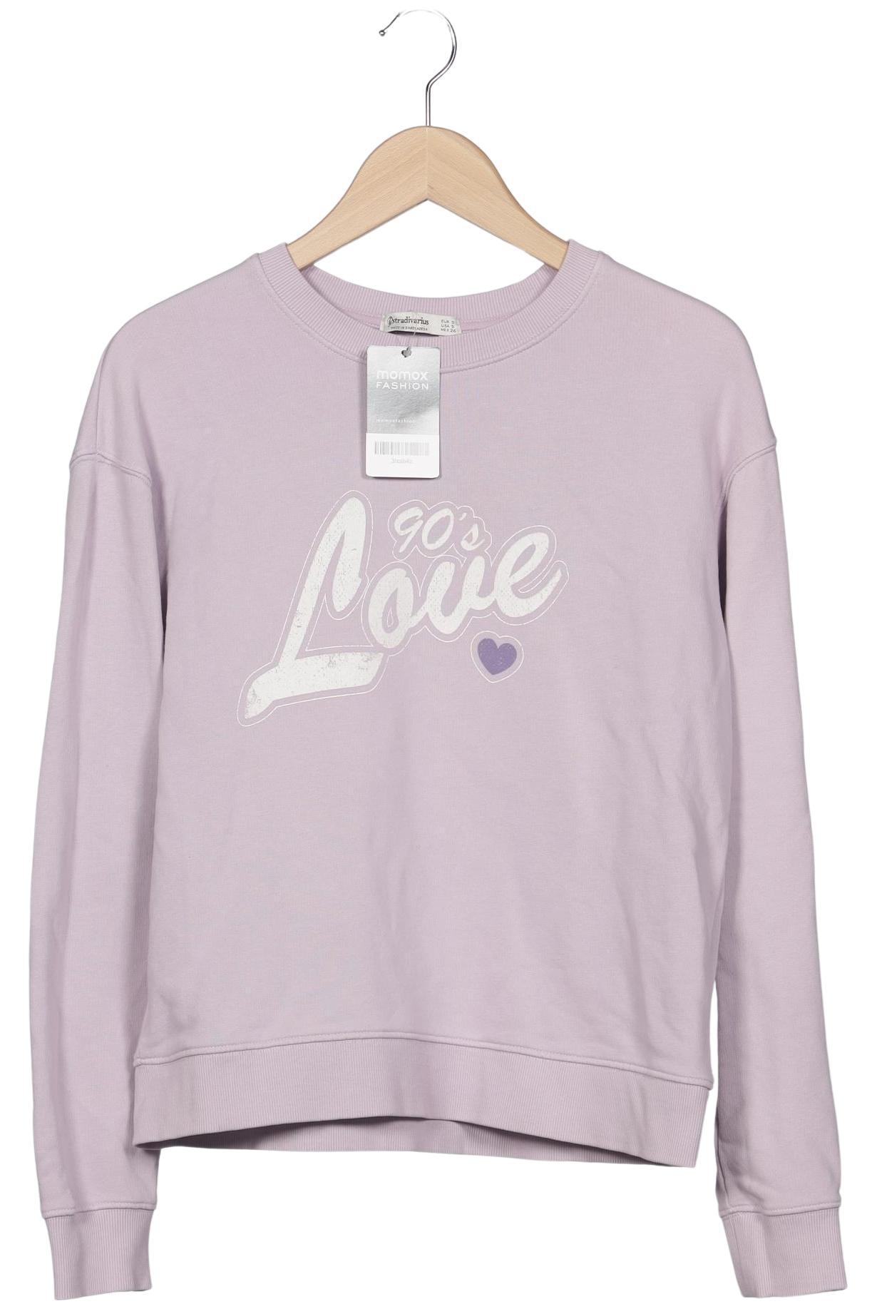 

Stradivarius Damen Sweatshirt, flieder, Gr. 36