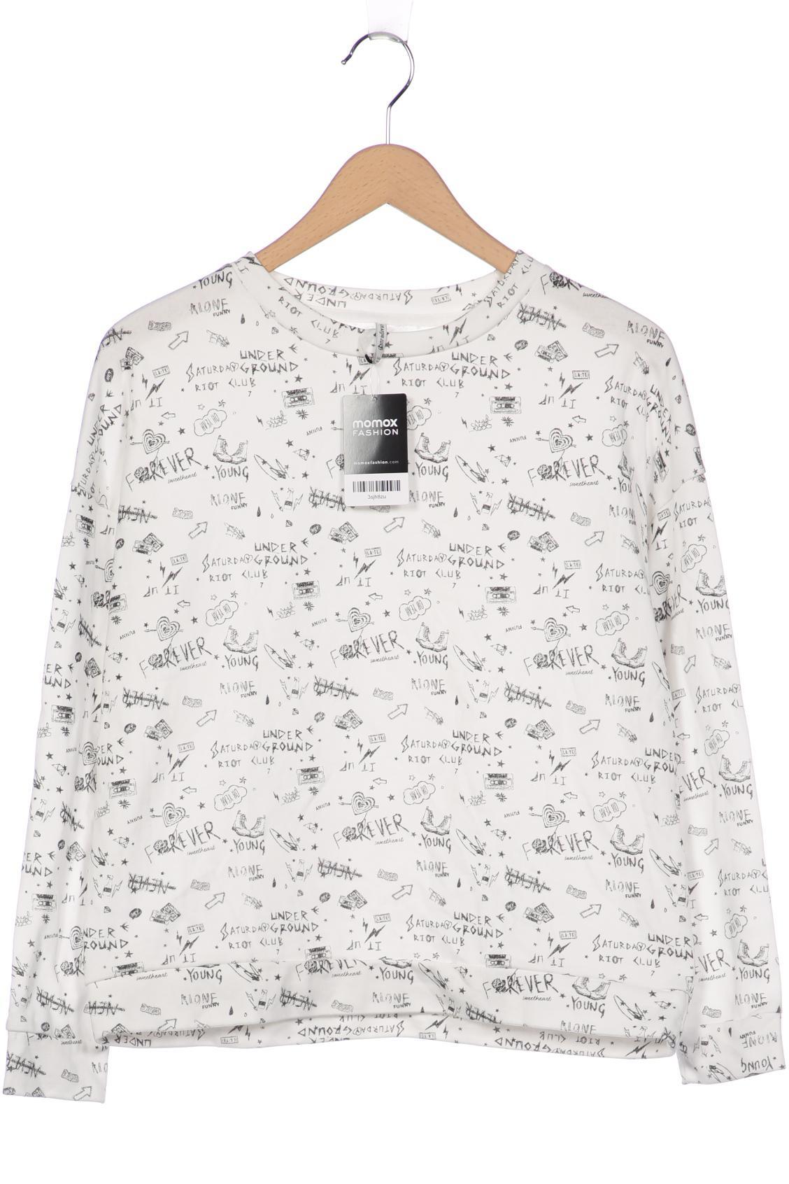 

Stradivarius Damen Sweatshirt, weiß