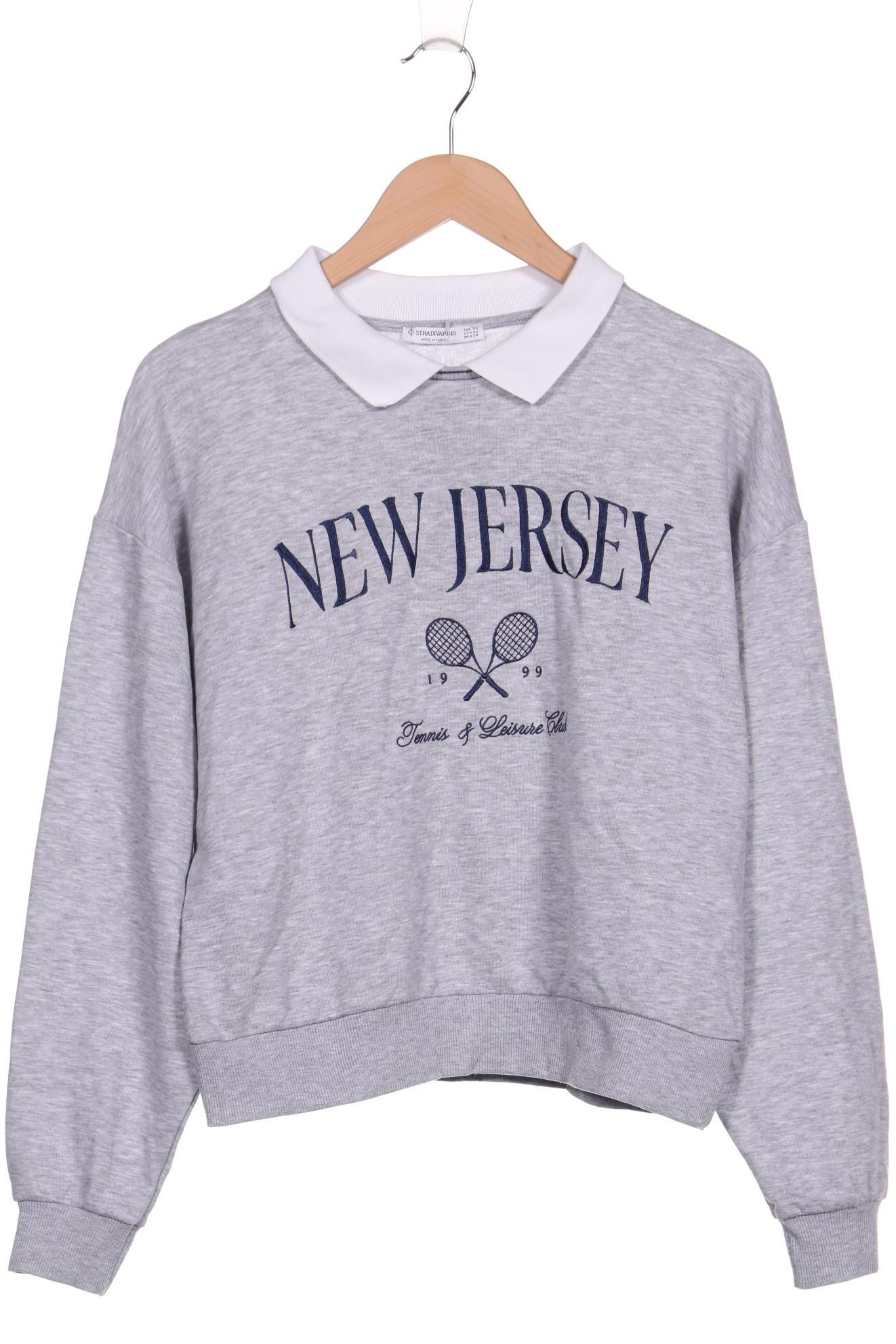 

Stradivarius Damen Sweatshirt, grau, Gr. 34