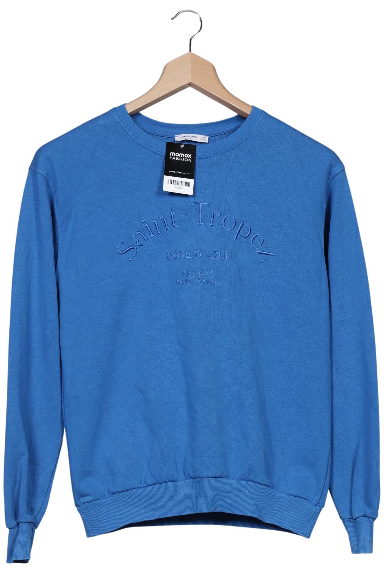 

Stradivarius Damen Sweatshirt, blau, Gr. 34