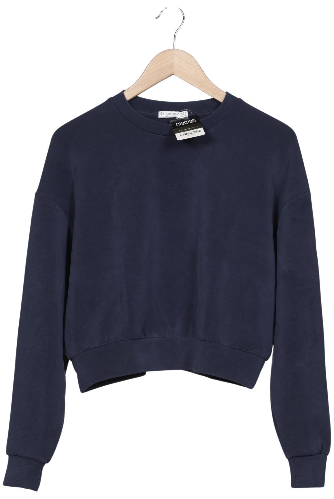

Stradivarius Damen Sweatshirt, marineblau, Gr. 36