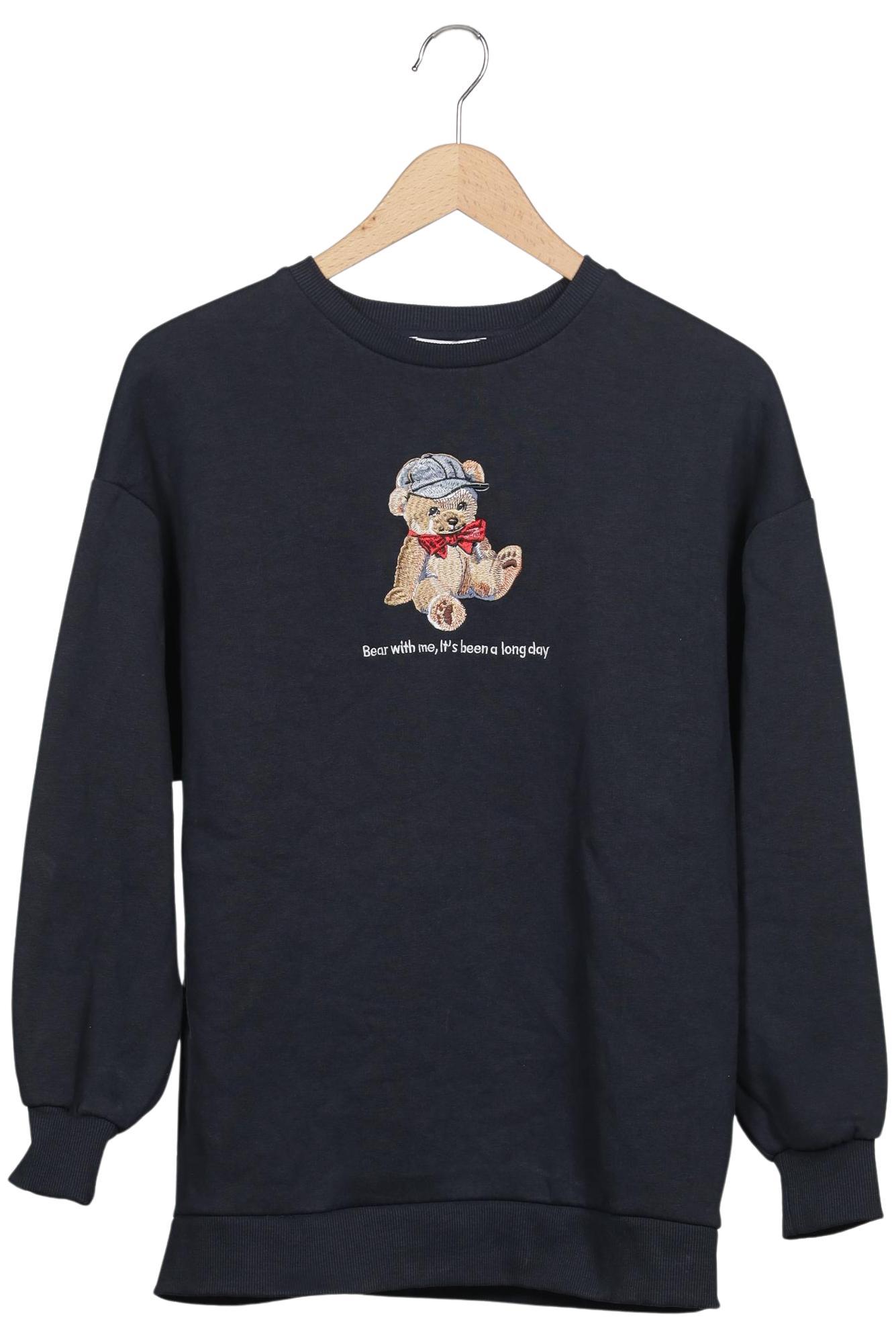 

Stradivarius Damen Sweatshirt, marineblau, Gr. 34