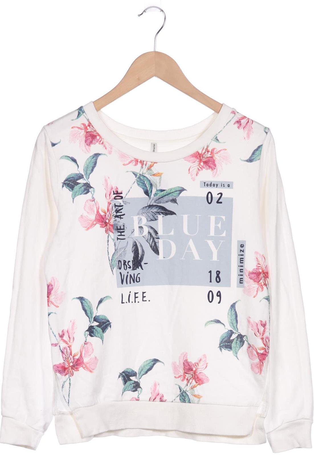 

Stradivarius Damen Sweatshirt, weiß, Gr. 38