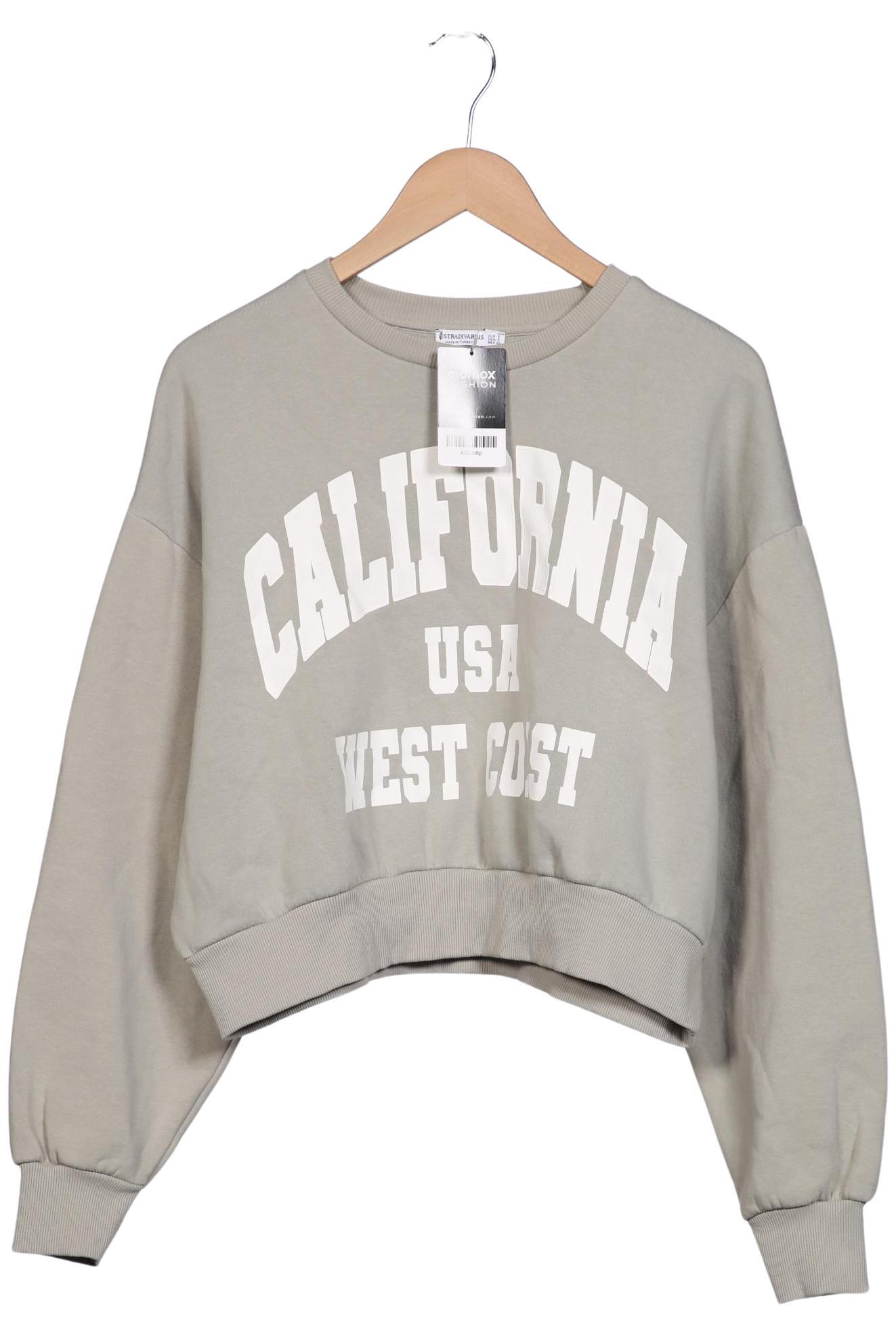 

Stradivarius Damen Sweatshirt, grau, Gr. 36