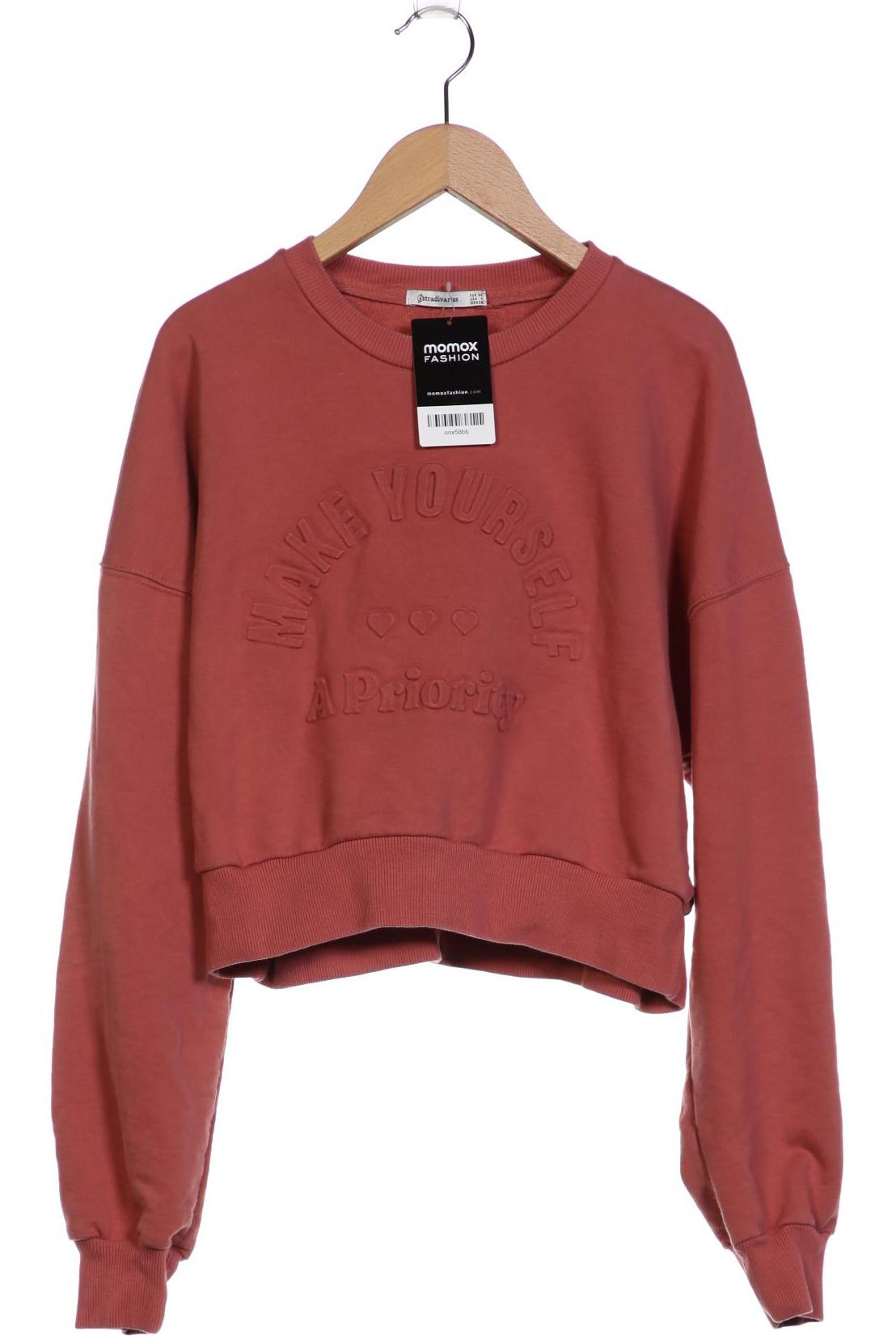 

Stradivarius Damen Sweatshirt, bordeaux, Gr. 36