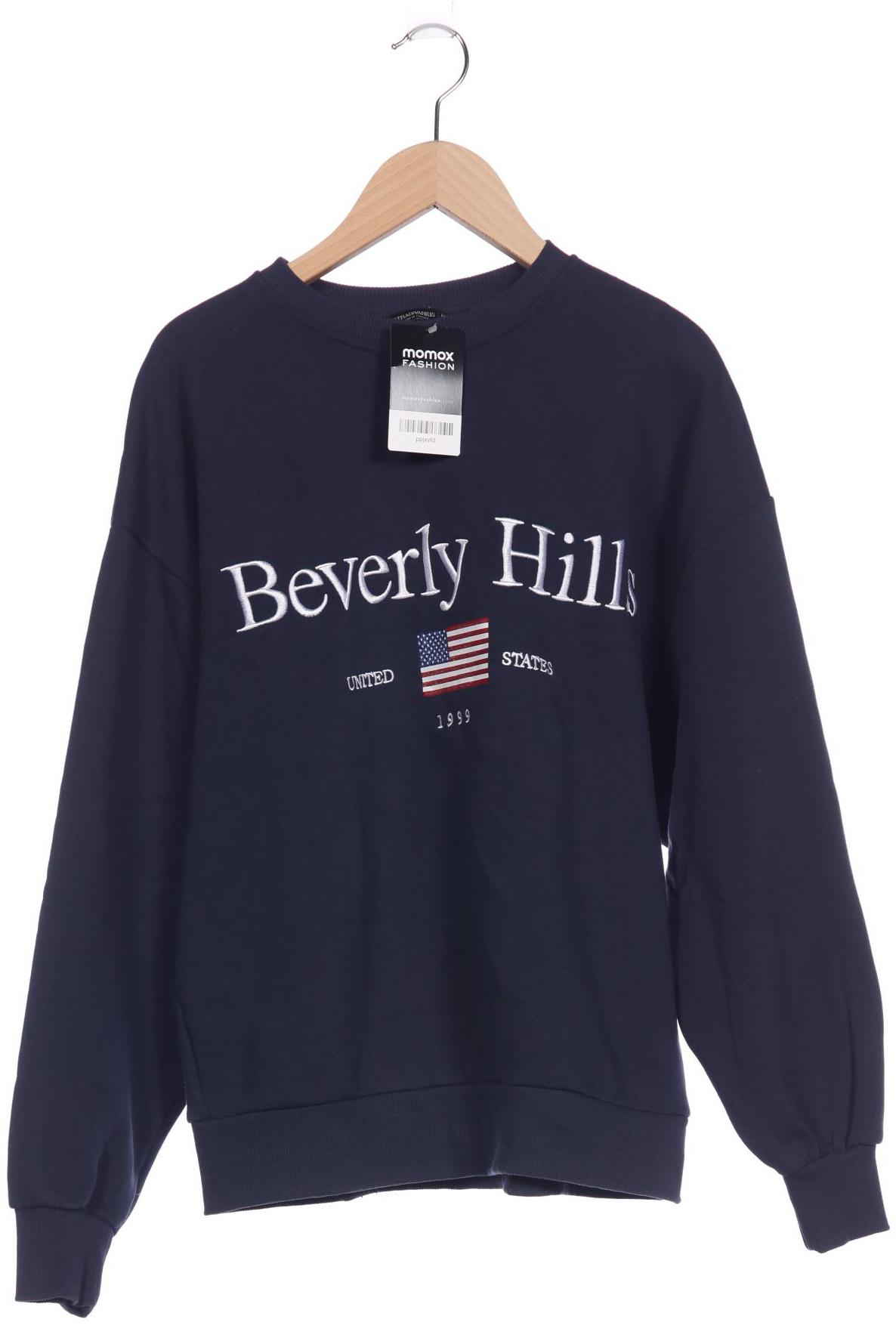 

Stradivarius Damen Sweatshirt, marineblau, Gr. 34