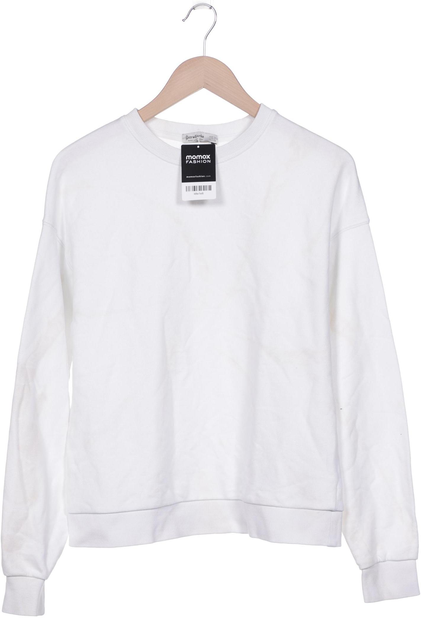 

Stradivarius Damen Sweatshirt, weiß, Gr. 36