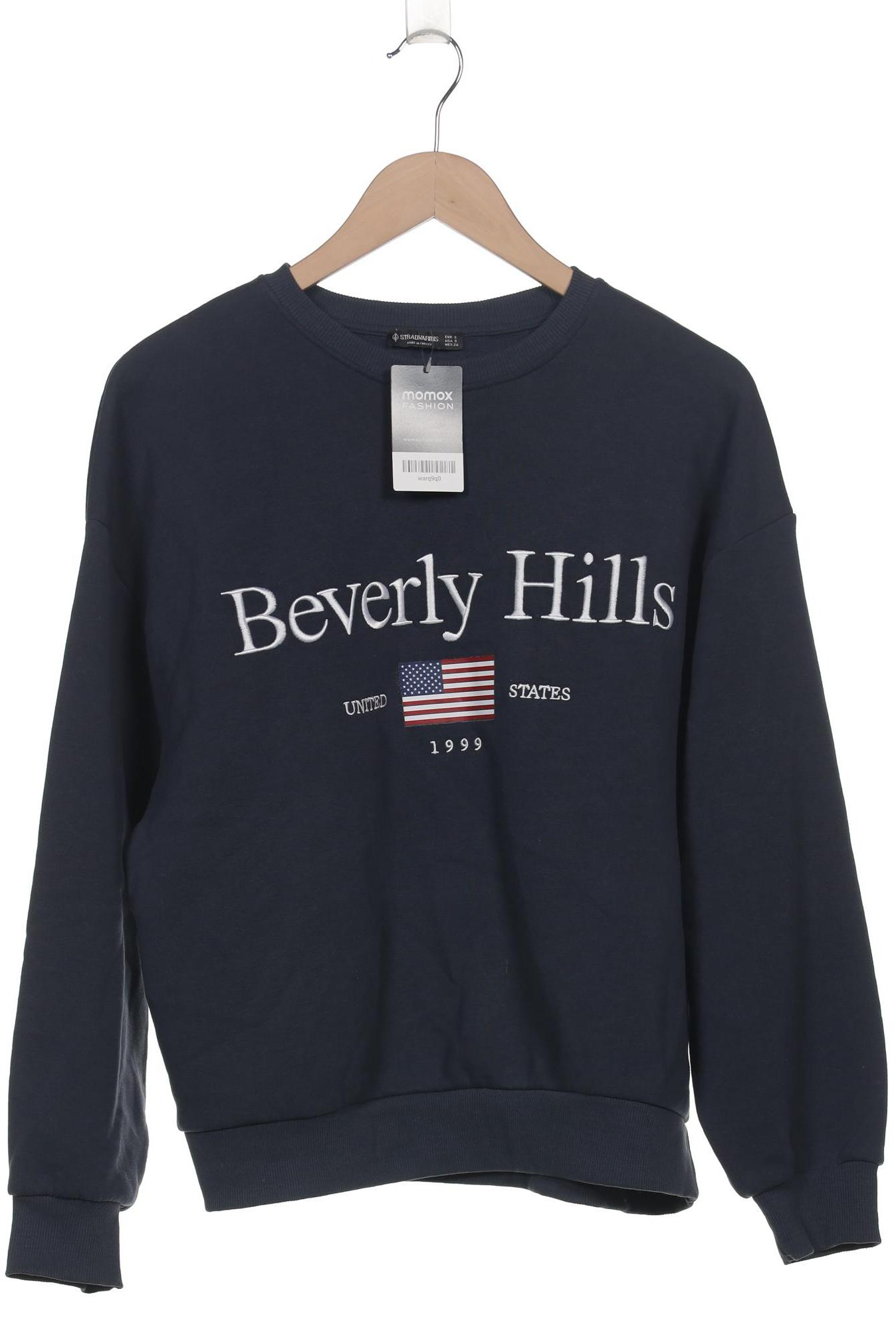 

Stradivarius Damen Sweatshirt, marineblau, Gr. 36
