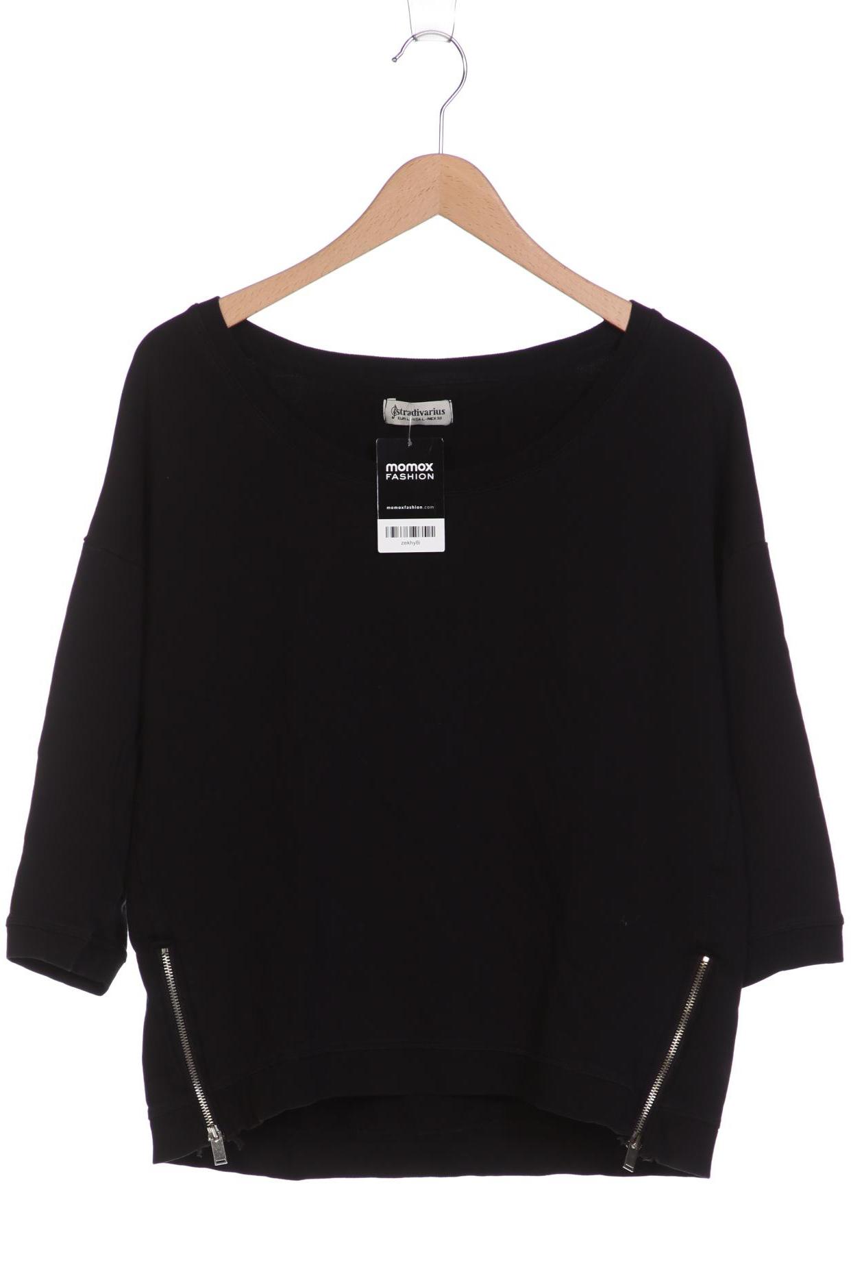 

Stradivarius Damen Sweatshirt, schwarz