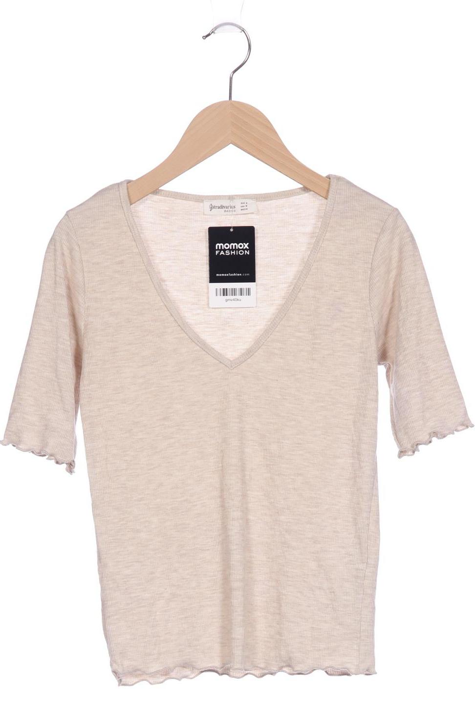 

Stradivarius Damen T-Shirt, beige, Gr. 38
