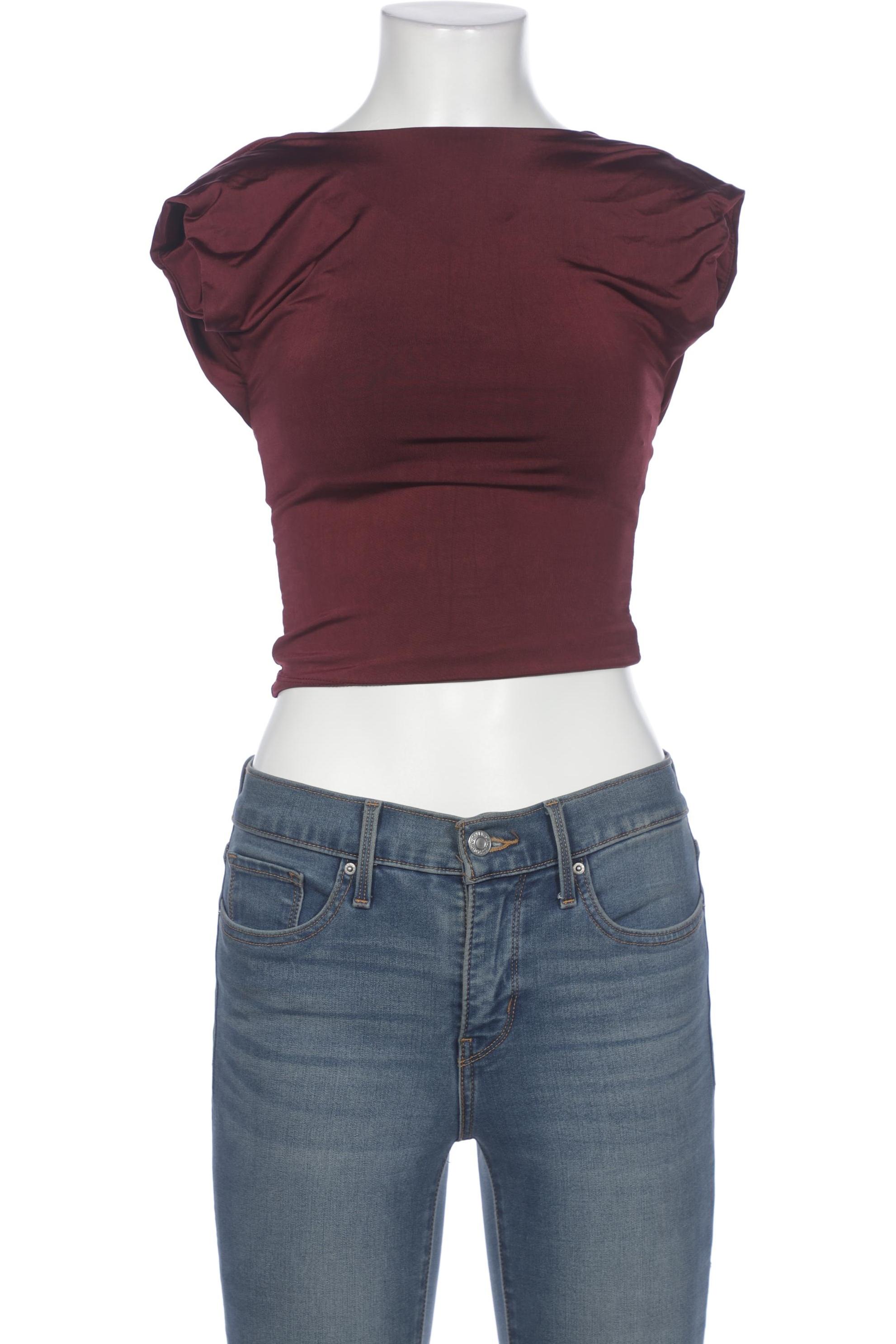 Thumbnail - Stradivarius Damen T-Shirt, bordeaux, Gr. 36