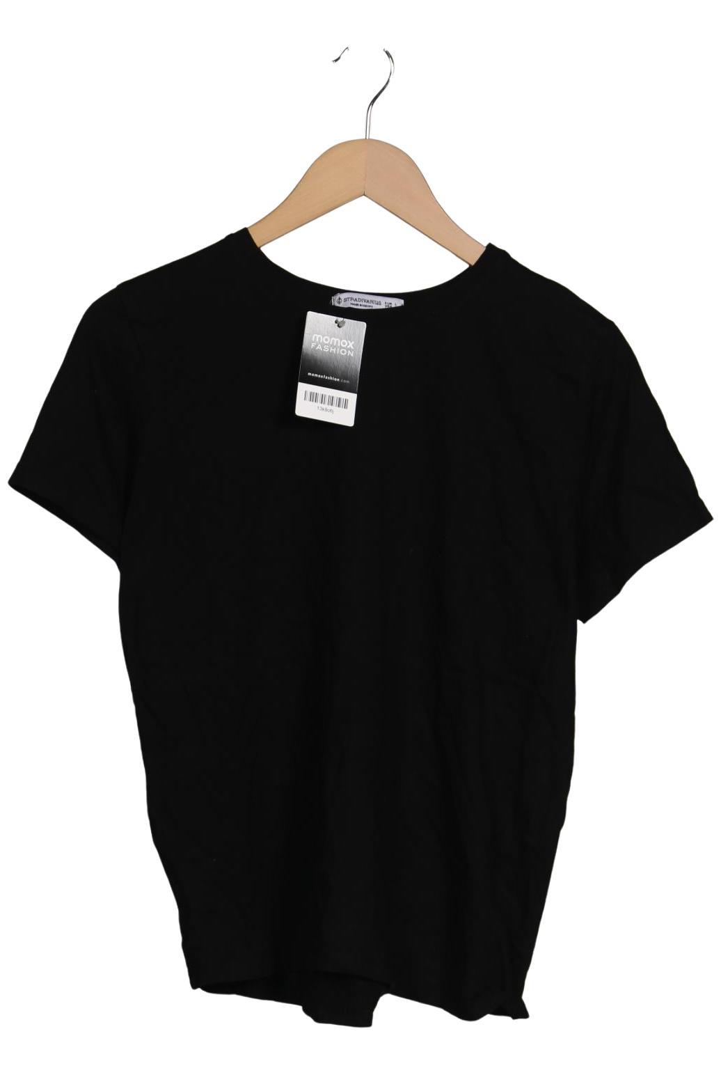 

Stradivarius Damen T-Shirt, schwarz, Gr. 42