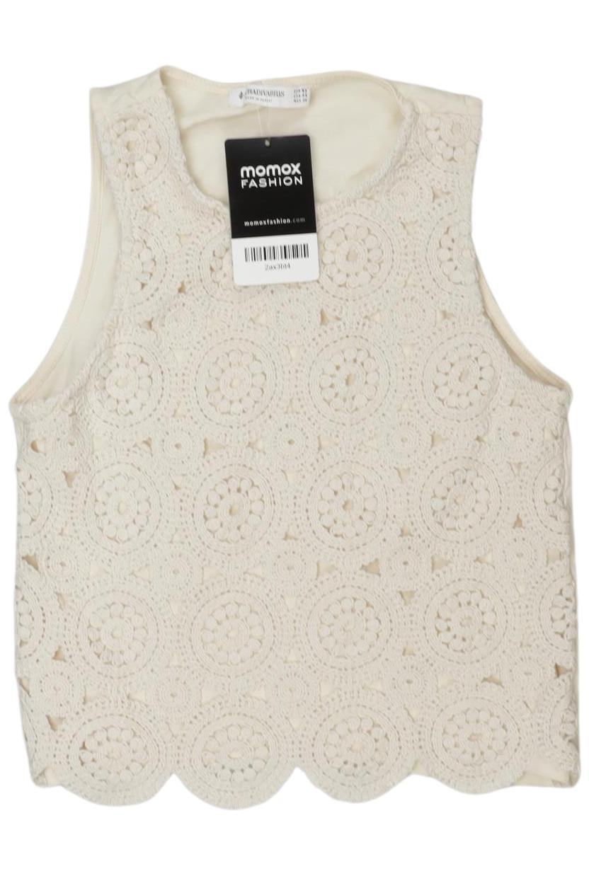 

Stradivarius Damen T-Shirt, cremeweiß, Gr. 34