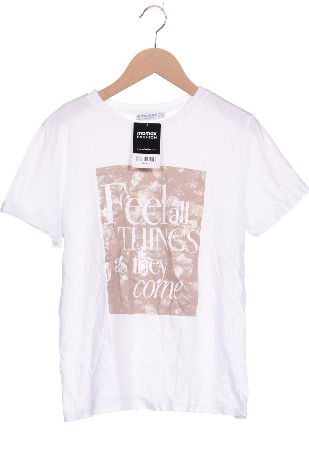 

Stradivarius Damen T-Shirt, weiß