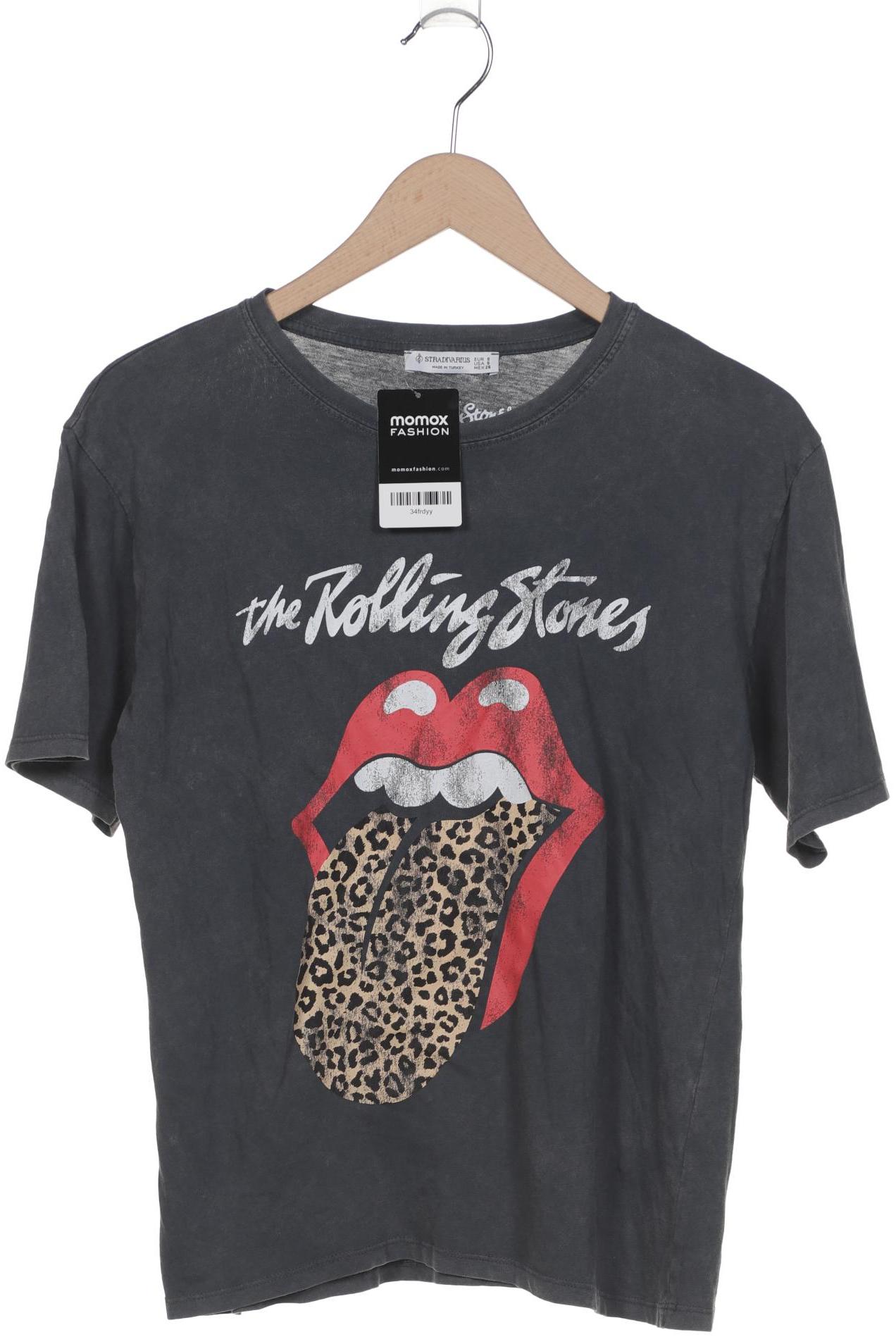 

Stradivarius Damen T-Shirt, grau, Gr. 36