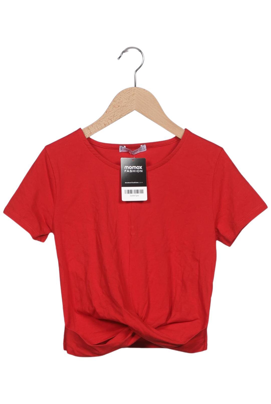 

Stradivarius Damen T-Shirt, rot, Gr. 38