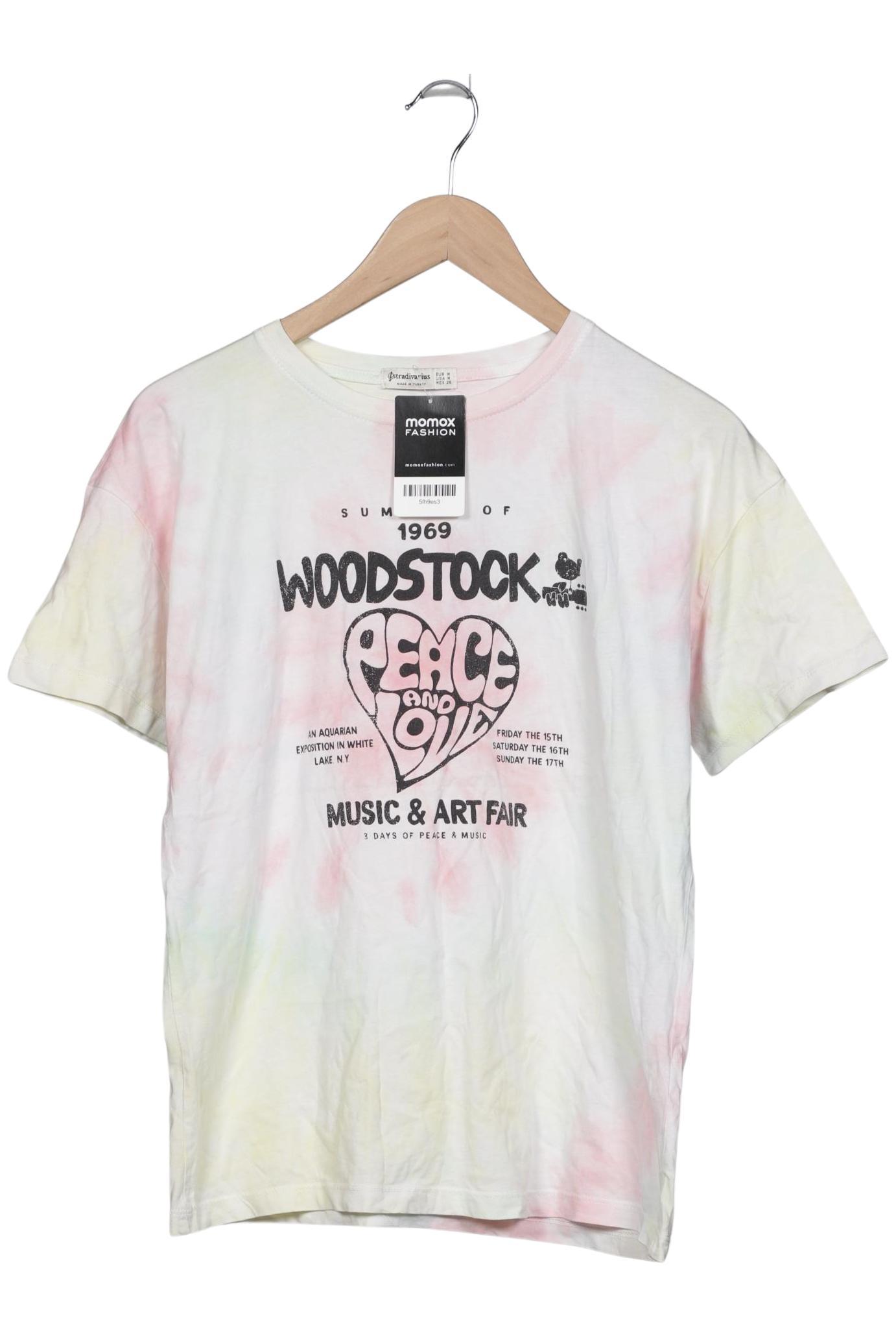 

Stradivarius Damen T-Shirt, mehrfarbig, Gr. 38