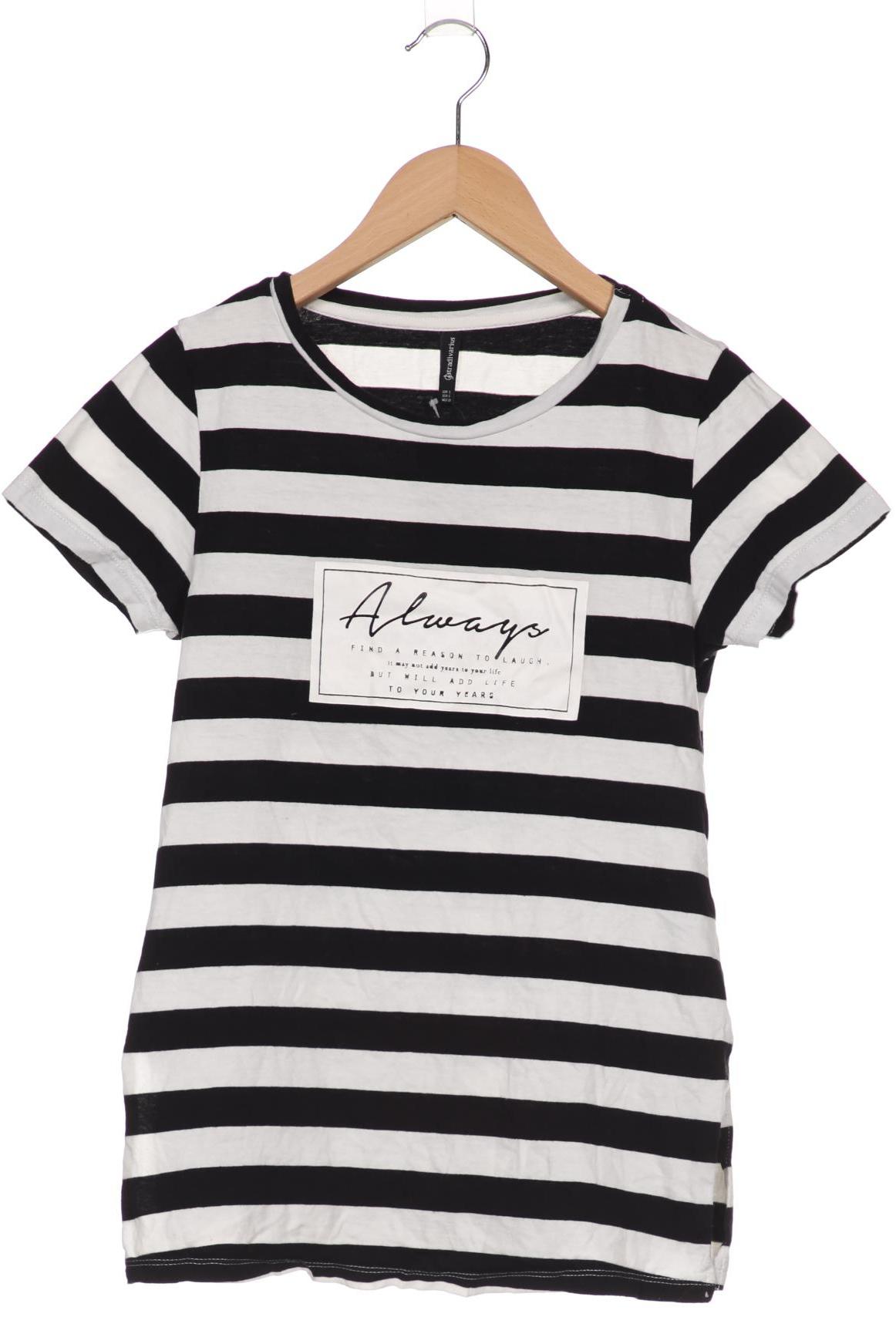 

Stradivarius Damen T-Shirt, schwarz, Gr. 36