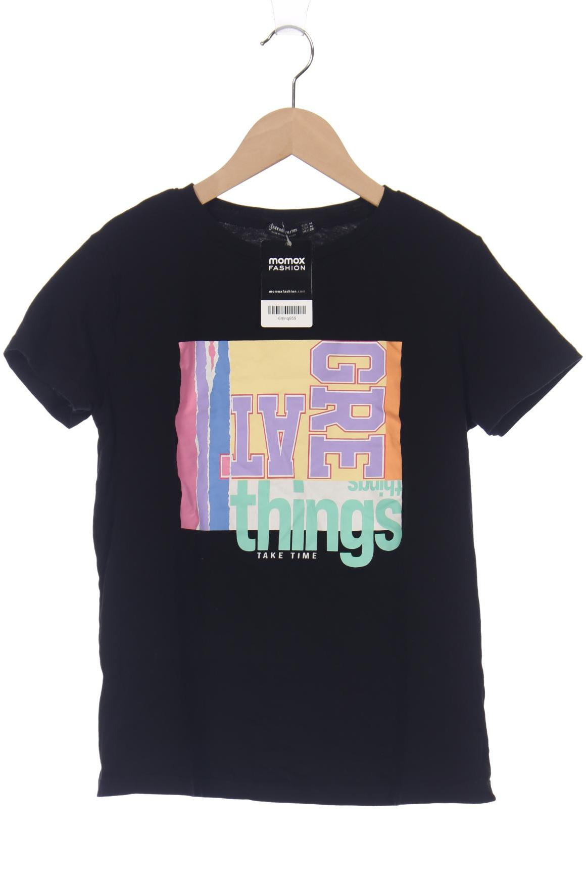 

Stradivarius Damen T-Shirt, schwarz, Gr. 38