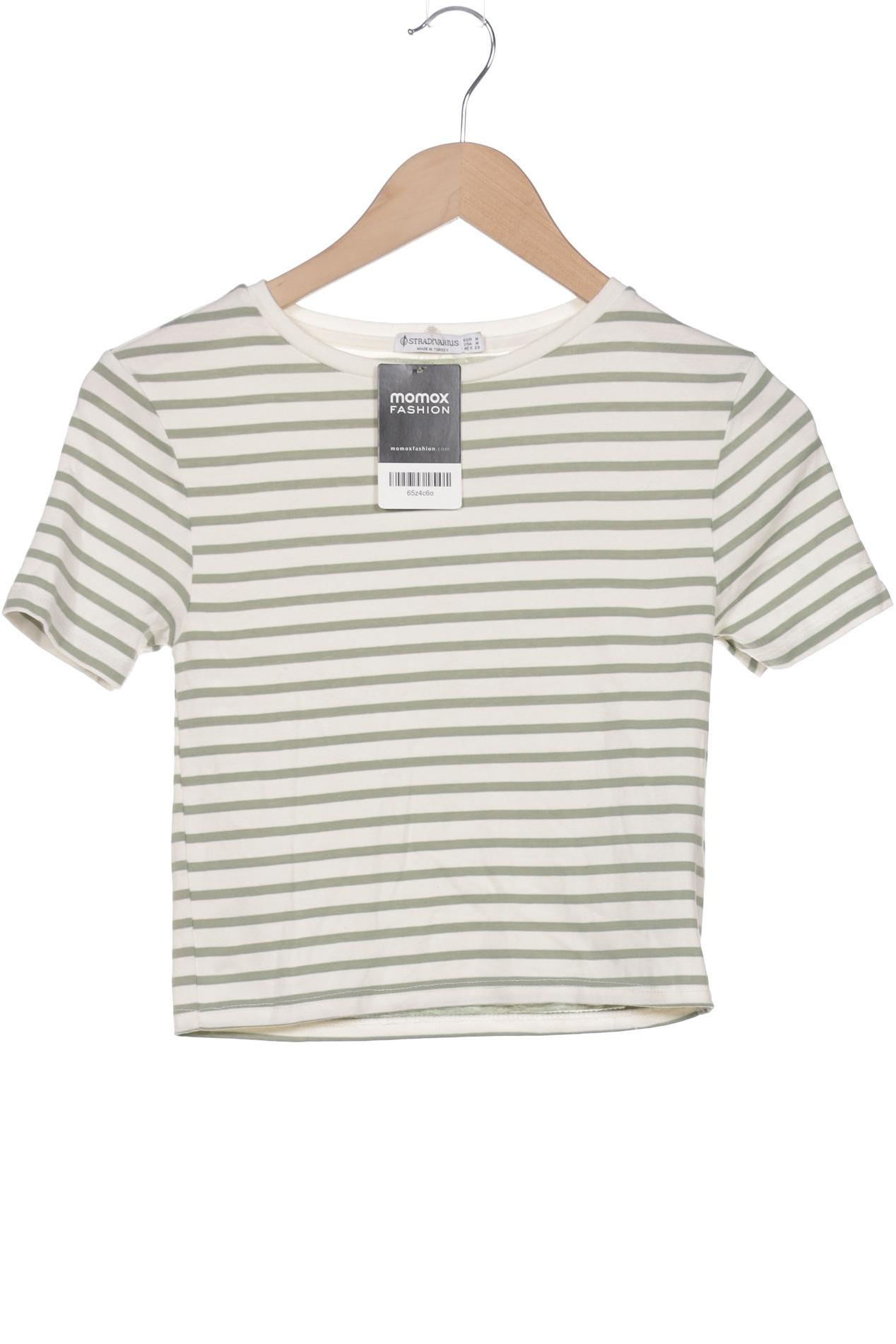 

Stradivarius Damen T-Shirt, weiß, Gr. 38