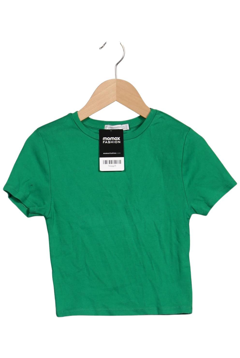 

Stradivarius Damen T-Shirt, grün, Gr. 34