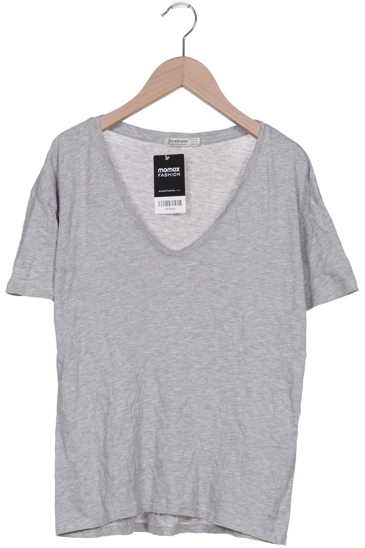 

Stradivarius Damen T-Shirt, grau, Gr. 36