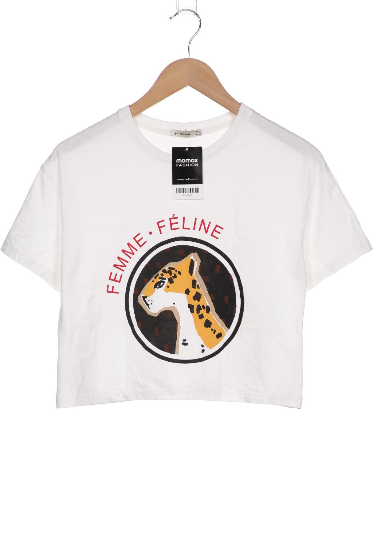 

Stradivarius Damen T-Shirt, weiß