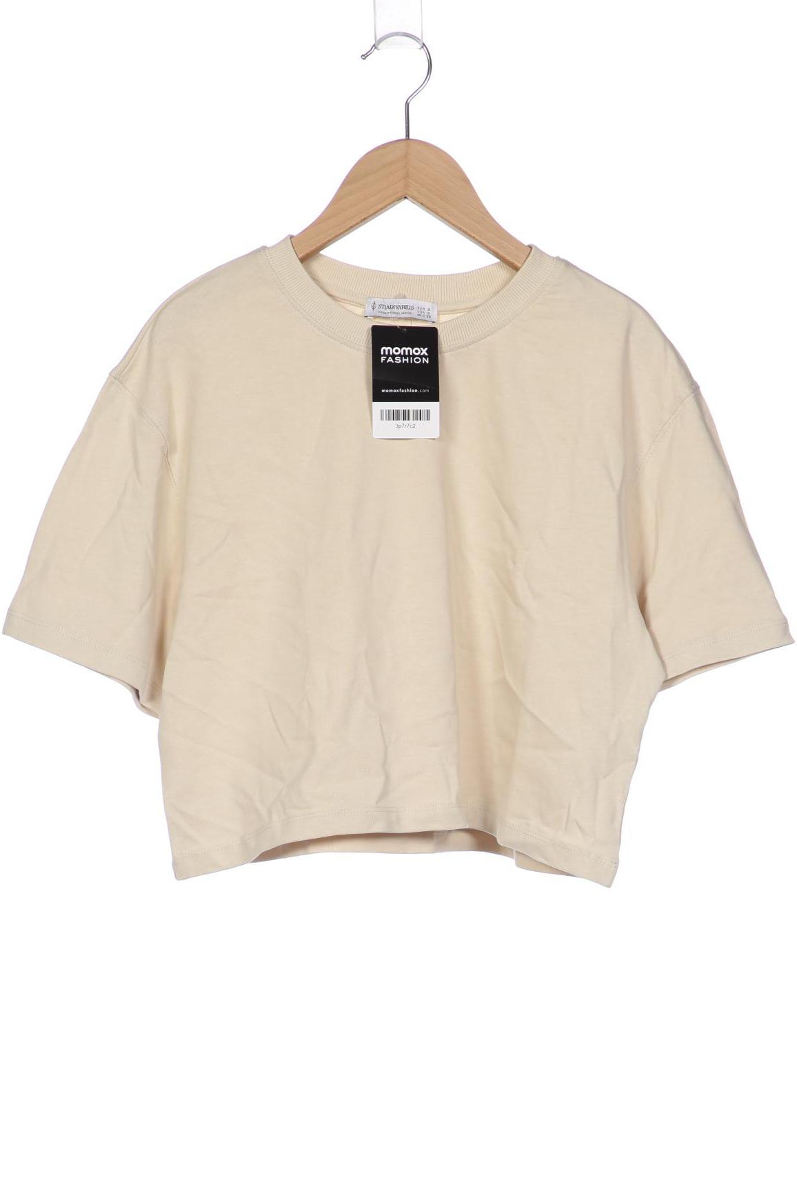 

Stradivarius Damen T-Shirt, beige, Gr. 36