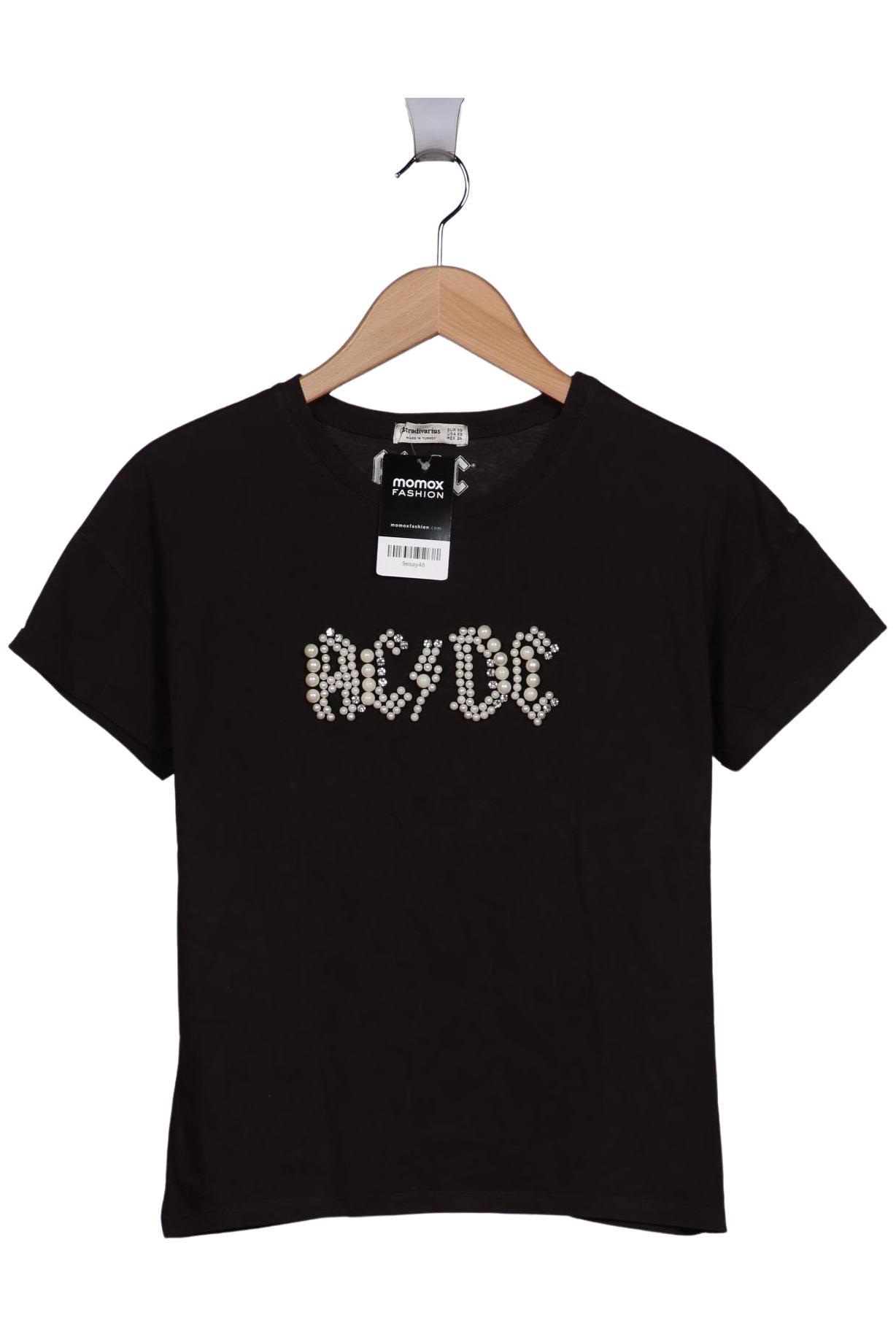 

Stradivarius Damen T-Shirt, grau, Gr. 34
