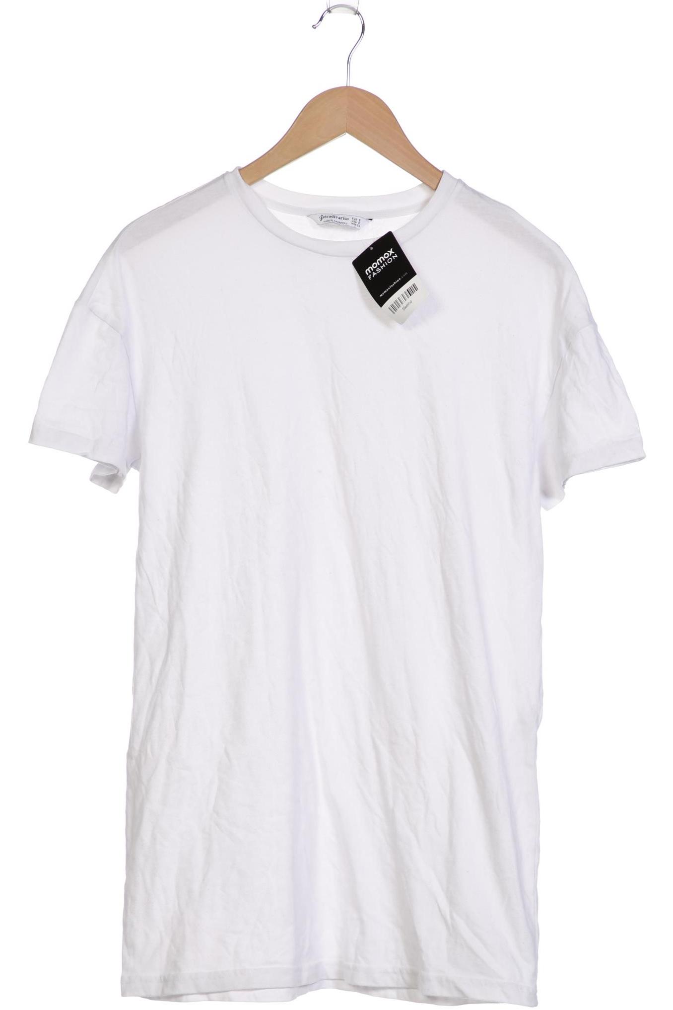 

Stradivarius Damen T-Shirt, weiß, Gr. 36