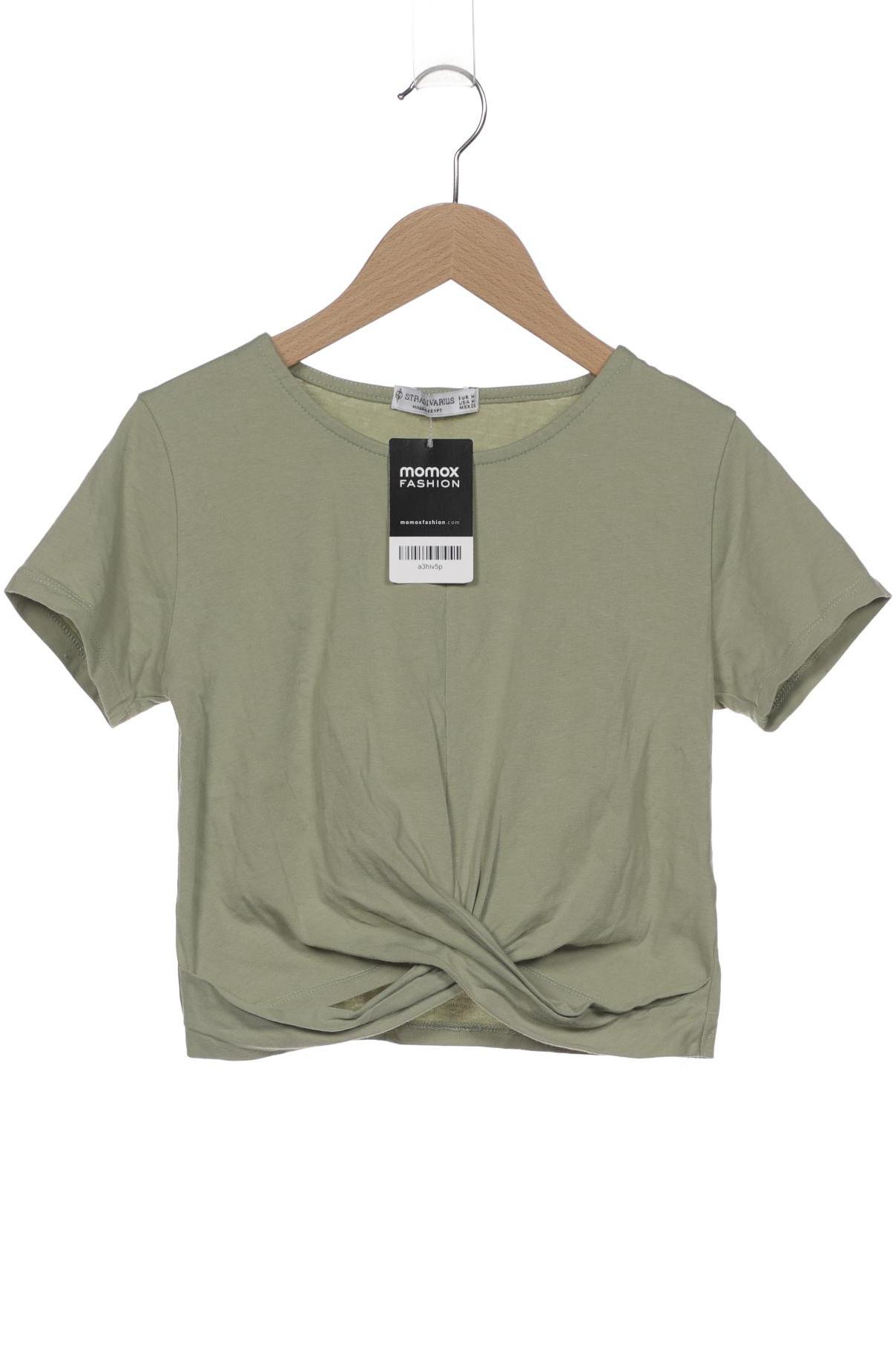 

Stradivarius Damen T-Shirt, hellgrün, Gr. 38