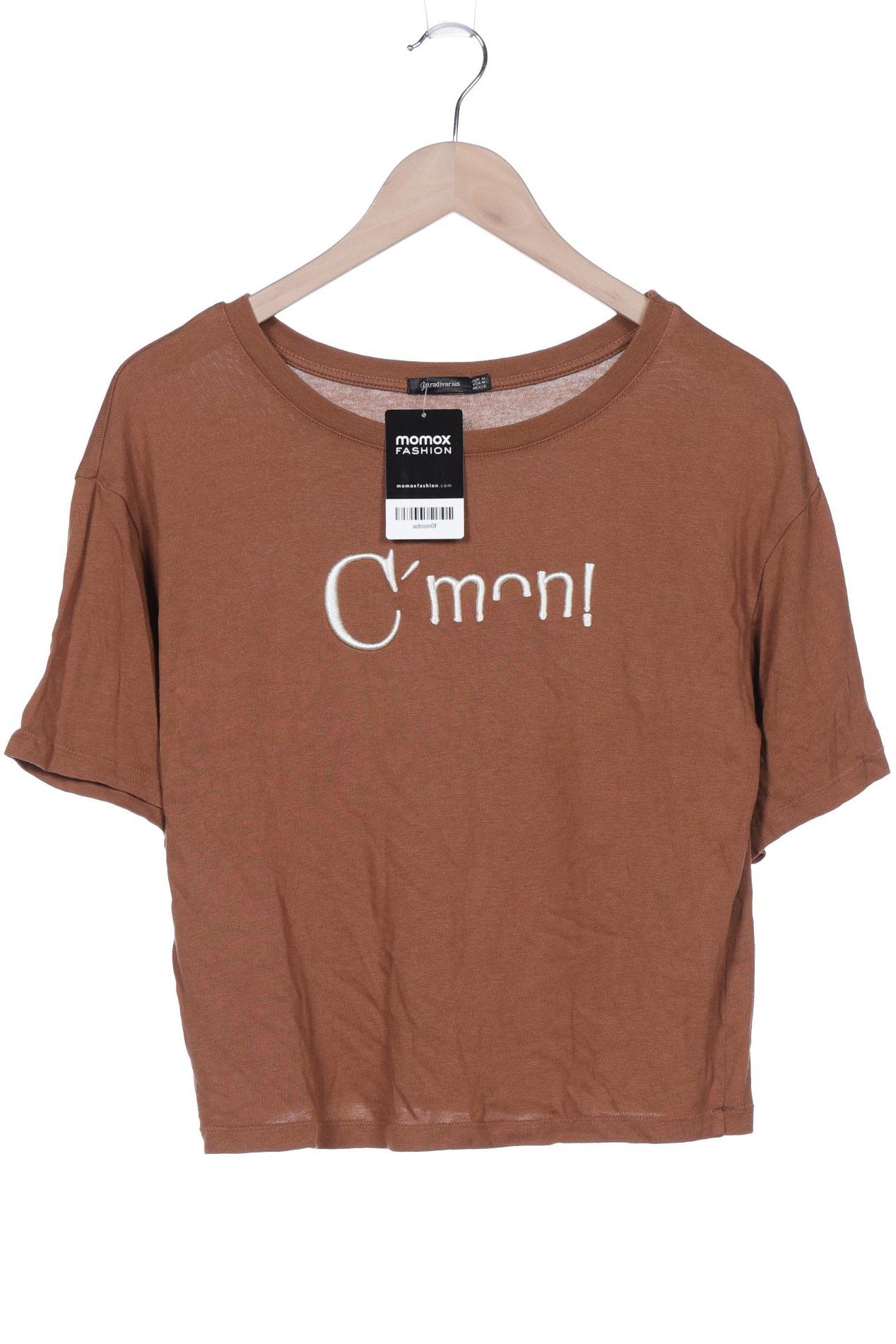 

Stradivarius Damen T-Shirt, braun, Gr. 38