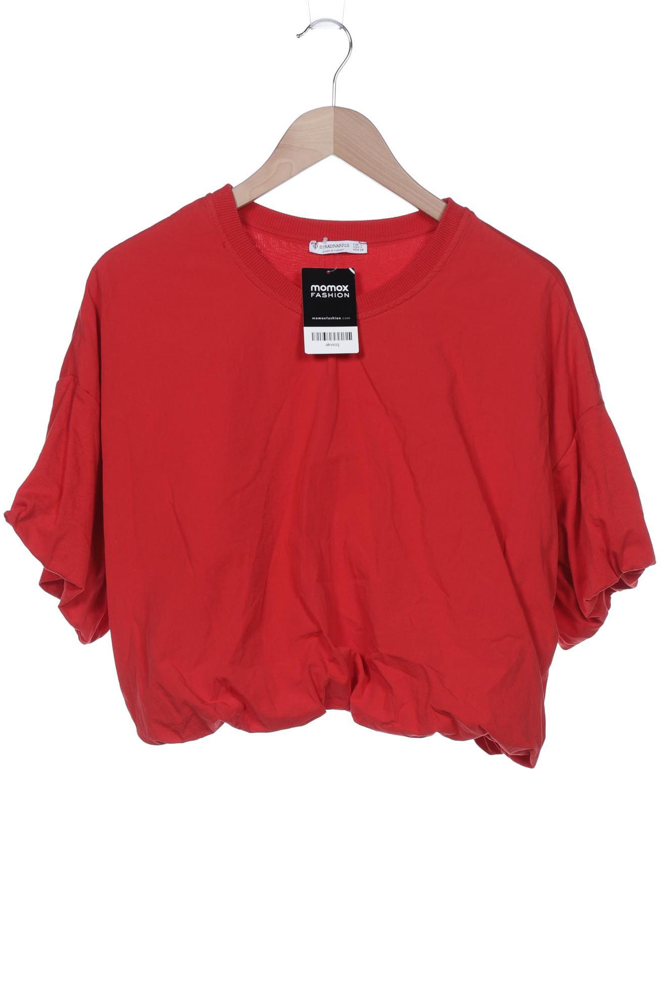 

Stradivarius Damen T-Shirt, rot, Gr. 42