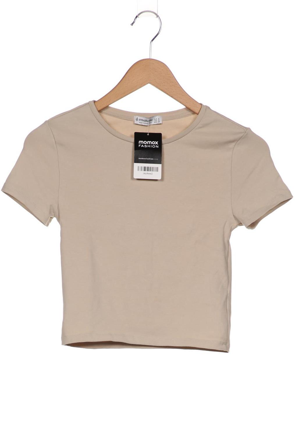 

Stradivarius Damen T-Shirt, beige, Gr. 36