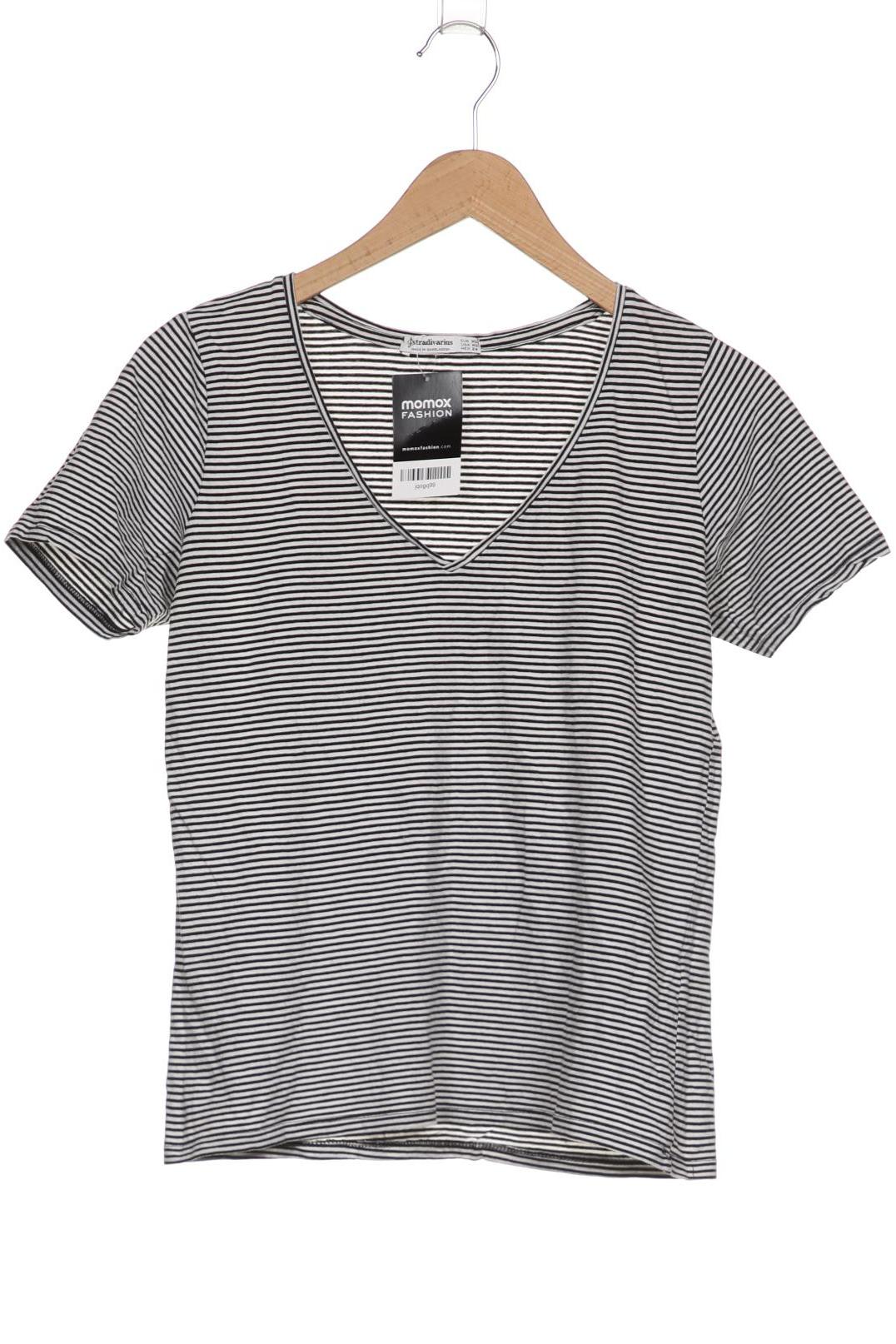 

Stradivarius Damen T-Shirt, schwarz, Gr. 34
