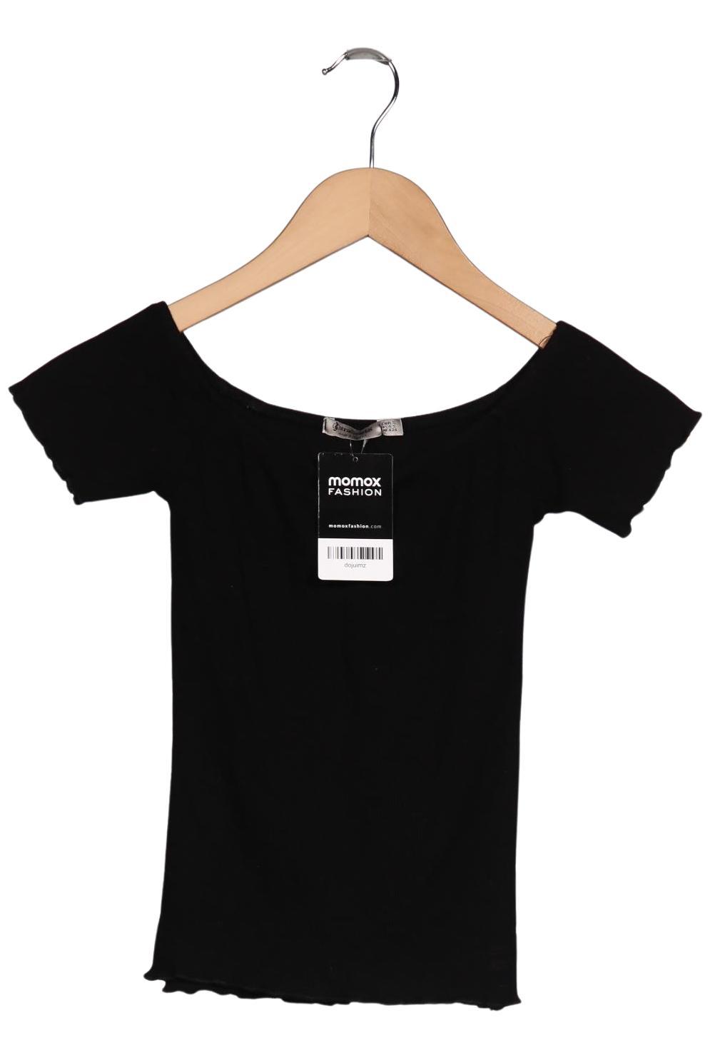 

Stradivarius Damen T-Shirt, schwarz, Gr. 36