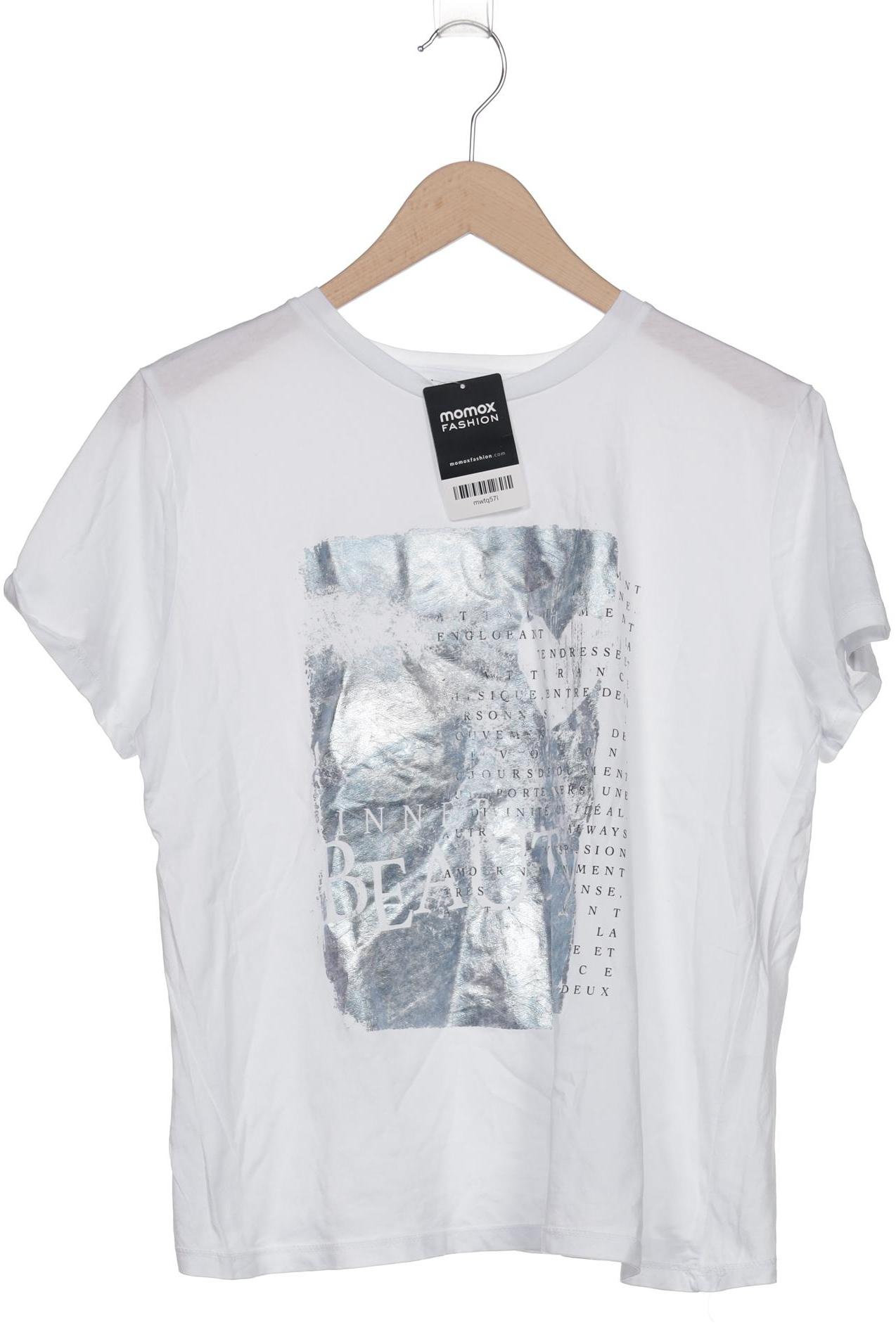 

Stradivarius Damen T-Shirt, weiß, Gr. 44