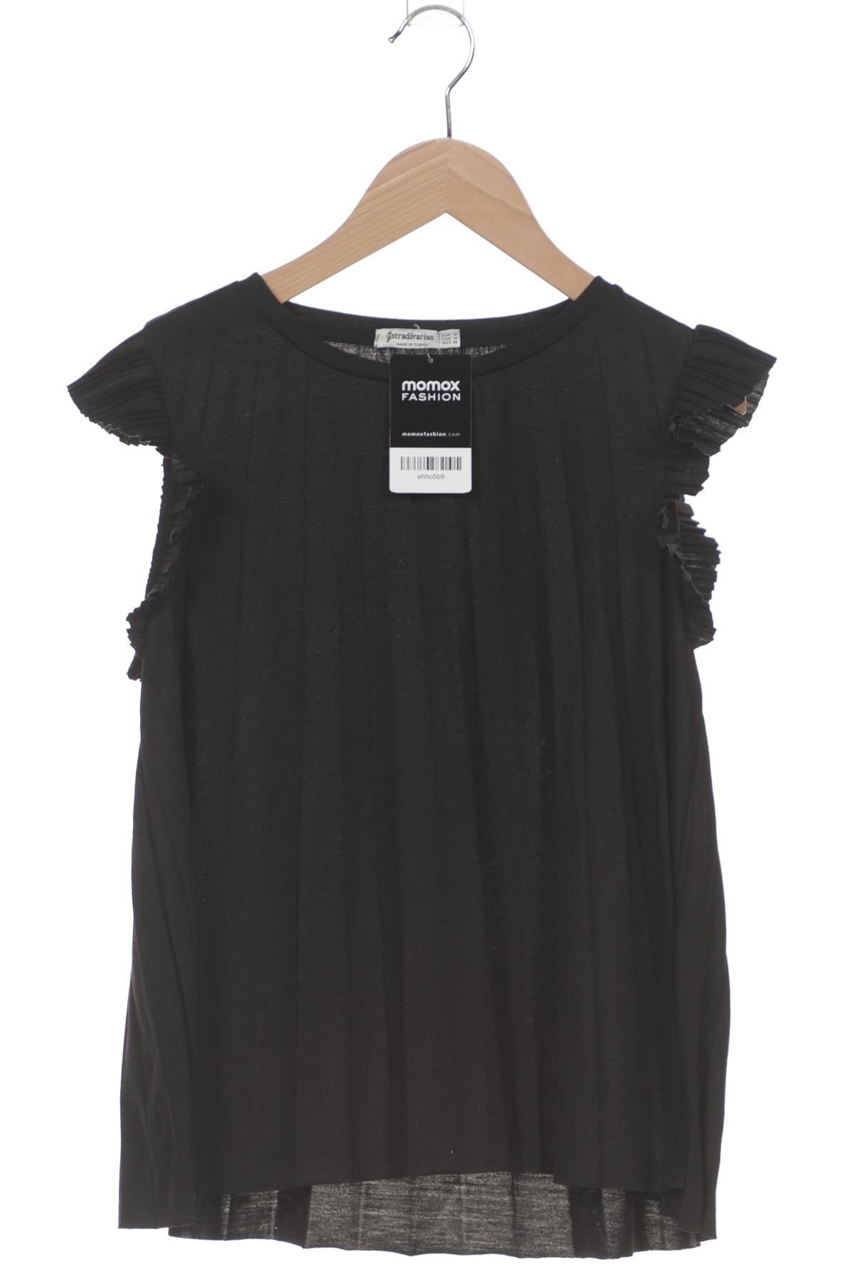 

Stradivarius Damen T-Shirt, schwarz, Gr. 38