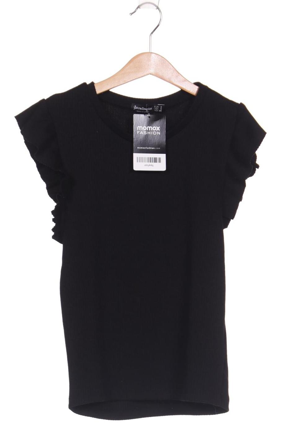 

Stradivarius Damen T-Shirt, schwarz
